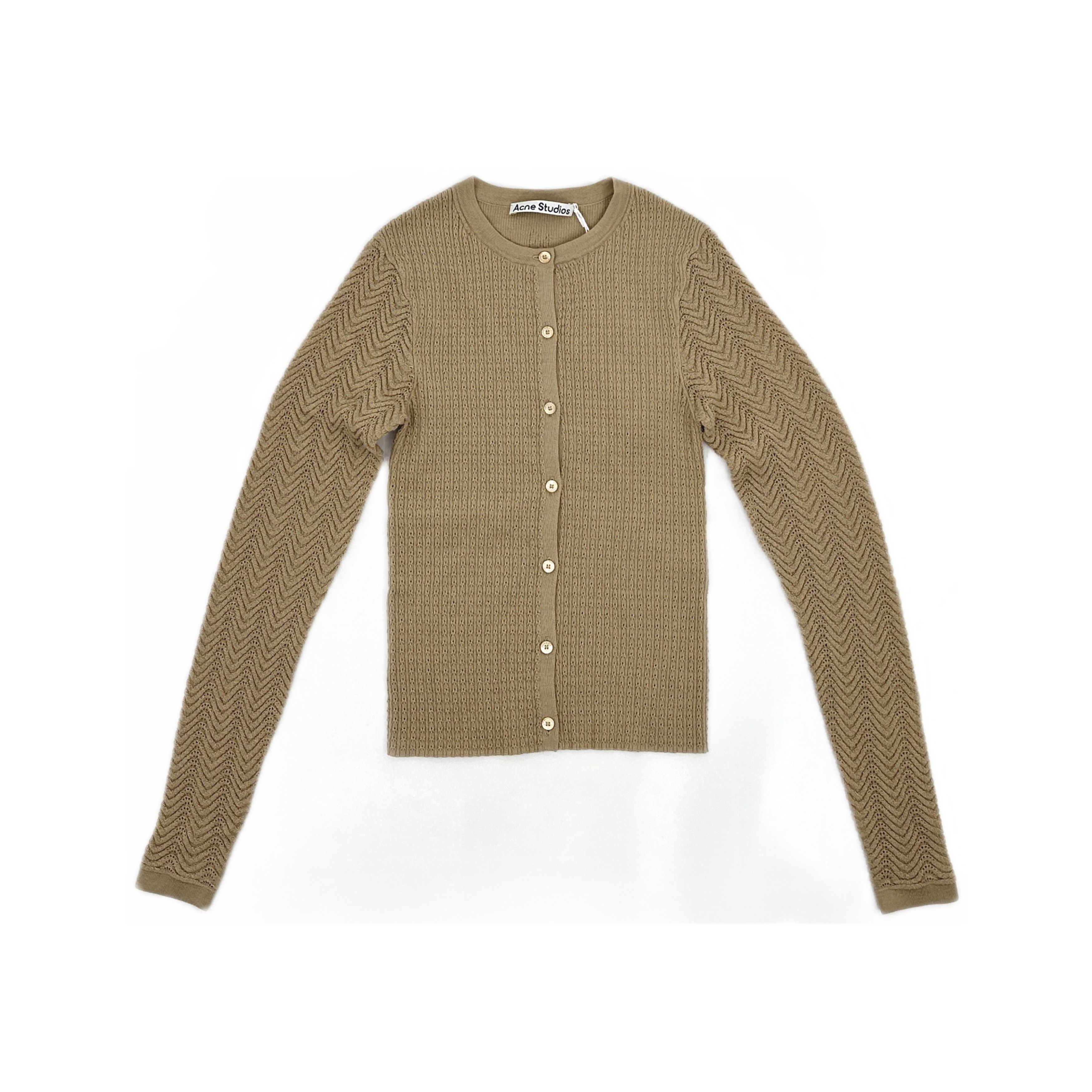 Acne Studios Acne Studios Ribbed Knit Button Cardigan Size S Size S / US 4 / IT 40 - 1 Thumbnail
