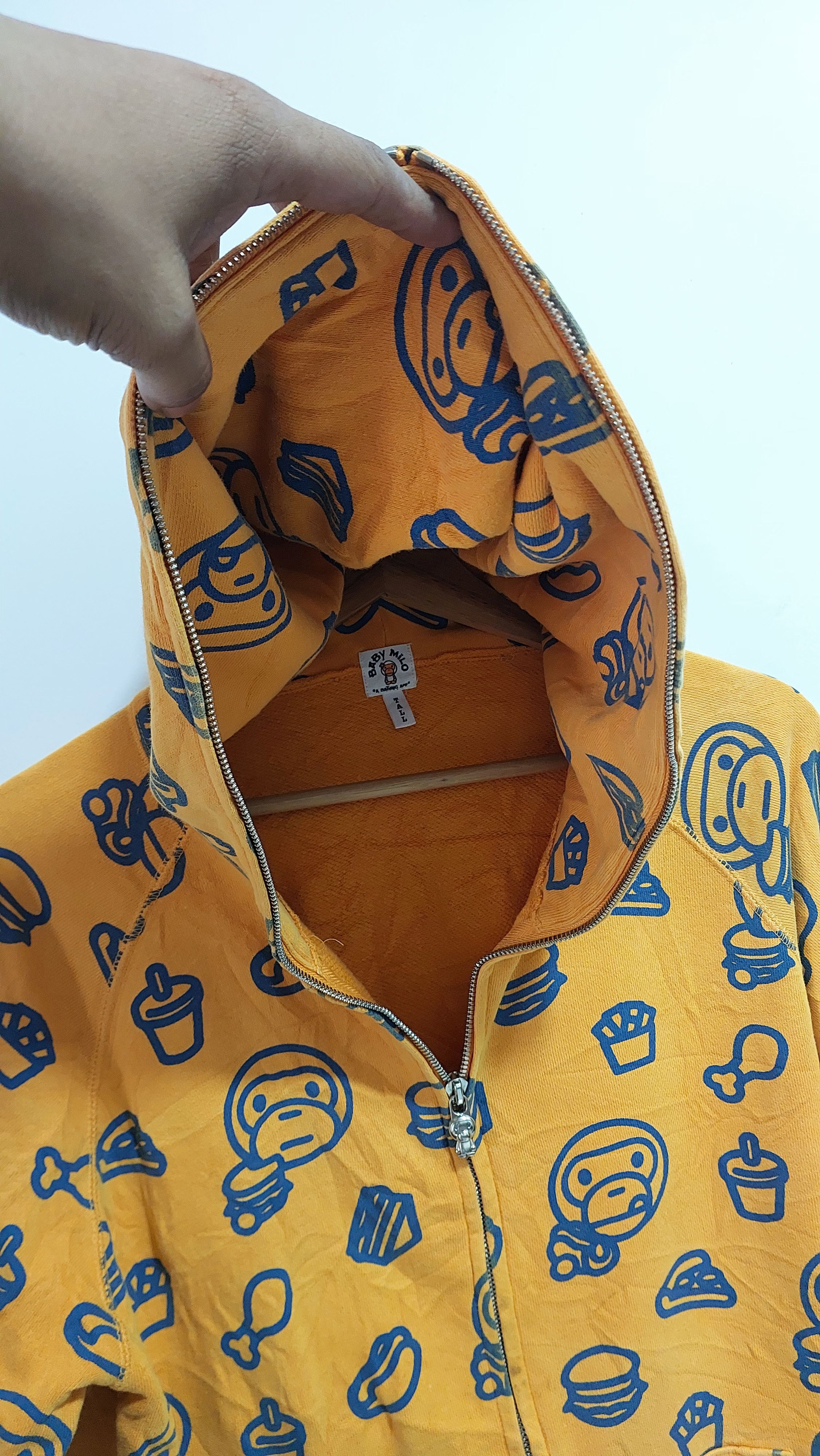 Bape BABY MILO A BATHING APE BAPE HOODIE FULL ZIPPER Size S / US 4 / IT 40 - 8 Thumbnail
