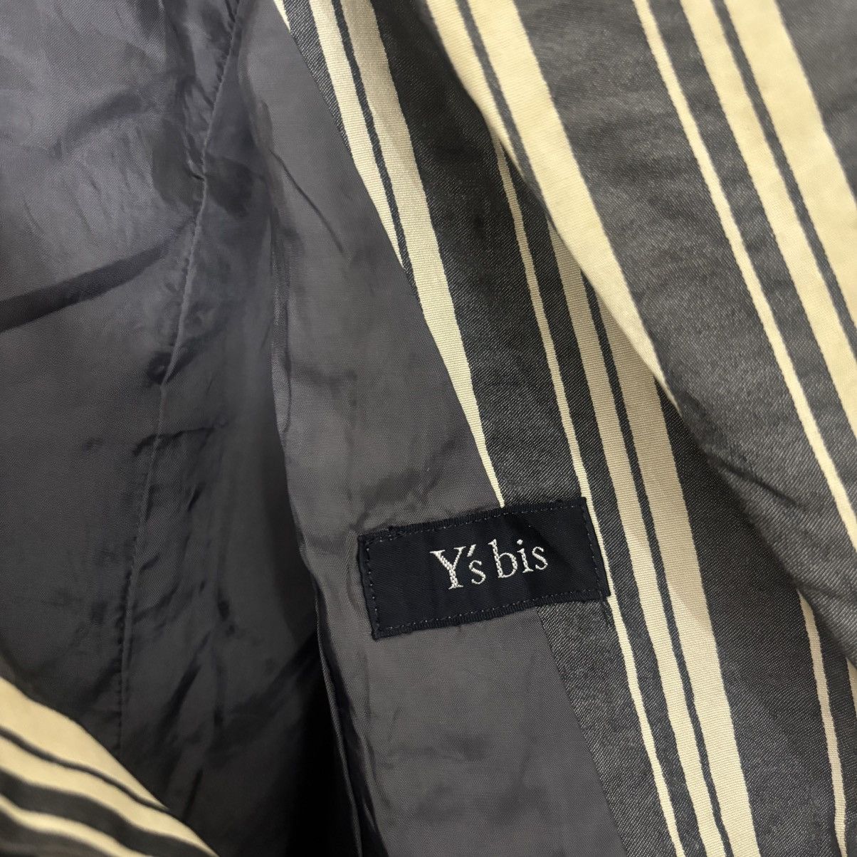 Yohji Yamamoto y's bis yohji yamamoto striped blazer Size US M / EU 48-50 / 2 - 4 Thumbnail