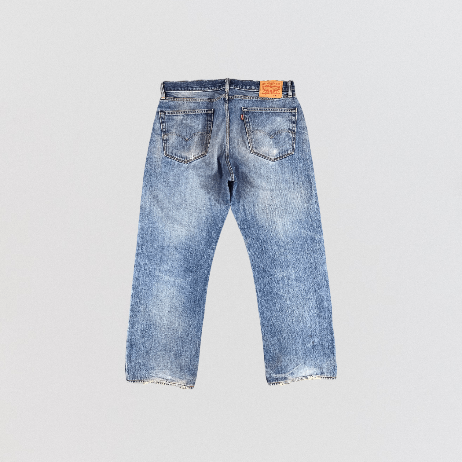 Levi's Vintage Blue Wash Levis 751 Jeans-JM1133 Size US 37 - 2 Thumbnail