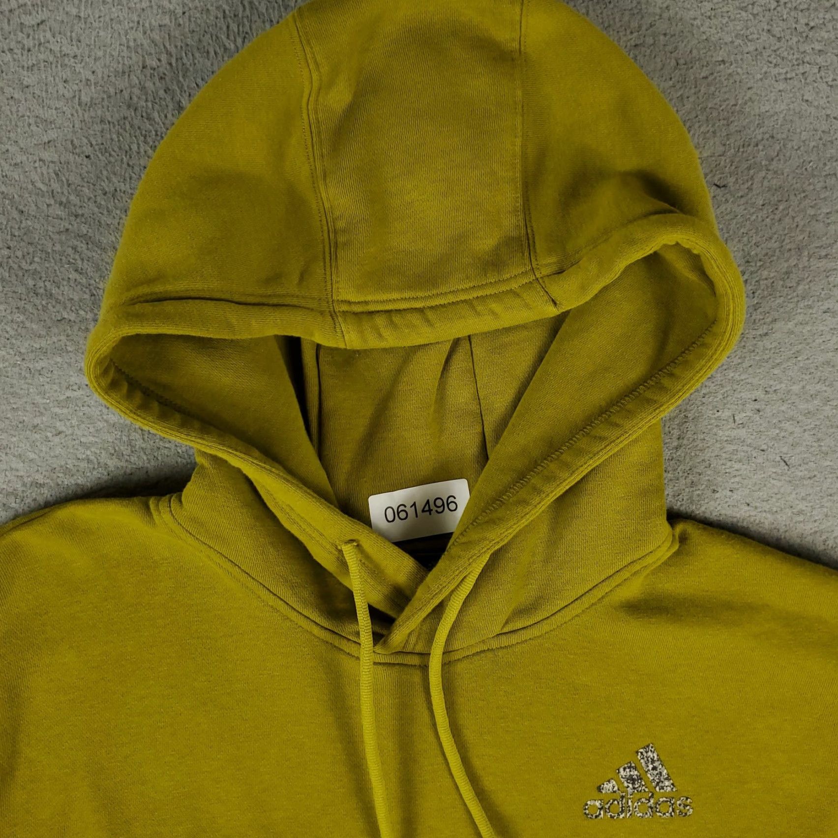 Adidas Adidas Hoodie Mens Medium Pullover Athletic Kangaroo Pocket Yellow Size US M / EU 48-50 / 2 - 2 Thumbnail