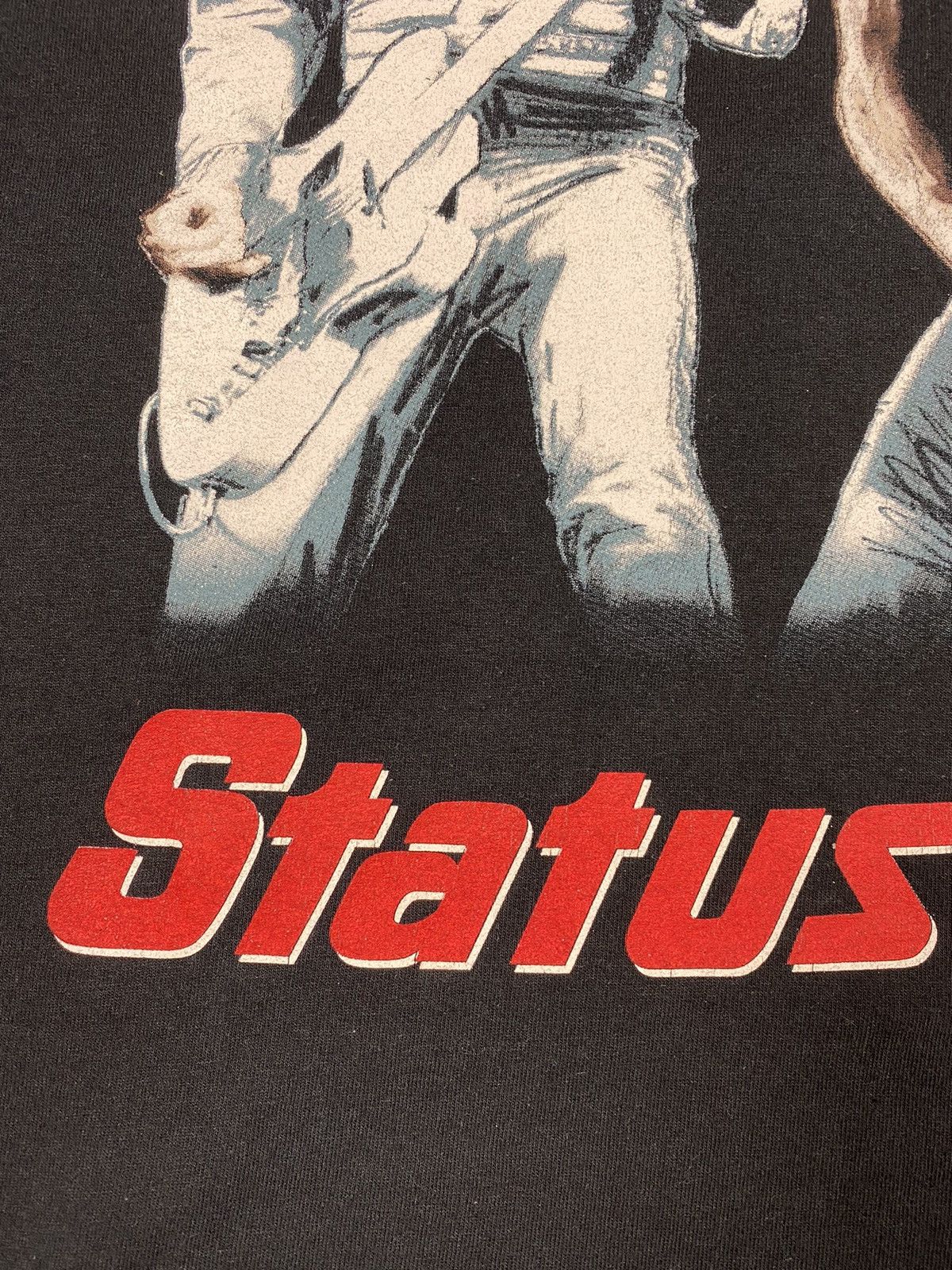Band Tees Status Quo 2004 All Areas World Tour Vintage T Shirt Size M Size US M / EU 48-50 / 2 - 10 Thumbnail