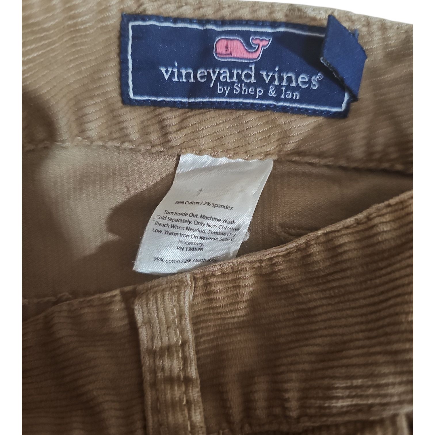 Vineyard Vines Vineyard Vines Tan Corduroy Pants 38x30 Size US 38 / EU 54 - 6 Thumbnail