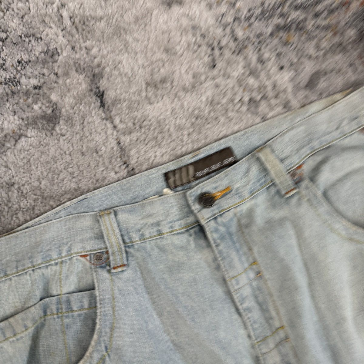 JNCO × Japanese Brand × Vintage Vintage Y2K Royal Blue baggy wide leg light wash JNCO style Size US 38 / EU 54 - 5 Thumbnail