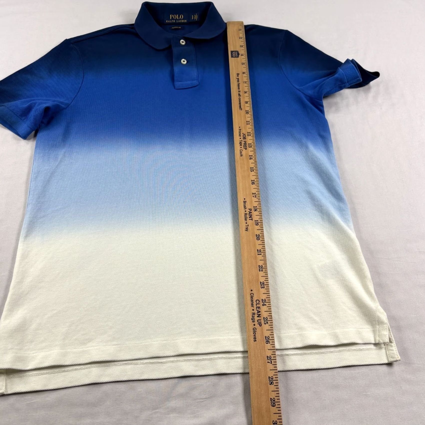 Polo Ralph Lauren Polo Ralph Lauren Shirt Mens S Blue Ombre Casual Preppy Golf Cotton Classic Size US S / EU 44-46 / 1 - 4 Thumbnail