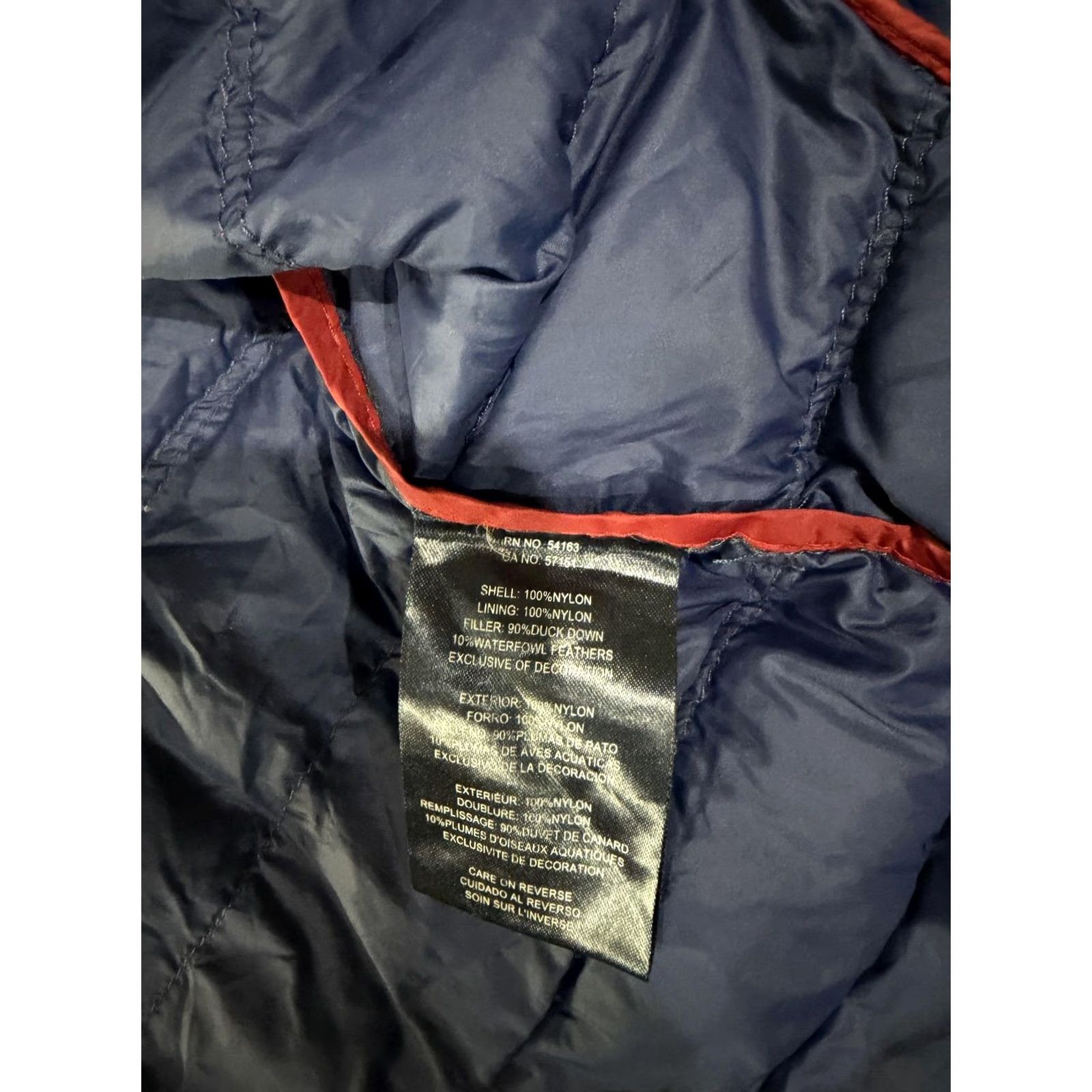 Tommy Hilfiger Tommy Hilfiger Jacket Mens S Red Down Packable Puffer Hooded Zip Nylon Shell Lined Size US S / EU 44-46 / 1 - 4 Thumbnail