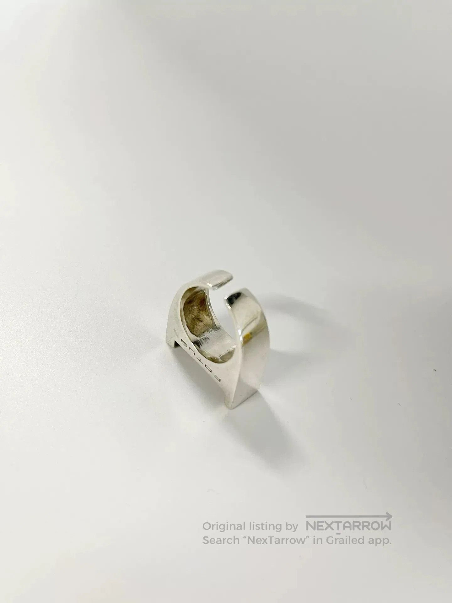 Fotus Fotus 925 Silver Blue Fluorescent Ring. Size ONE SIZE - 3 Thumbnail