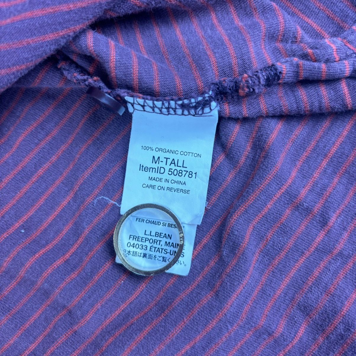 L.L. Bean Ll bean striped long sleeve polo 100% organic cotton Size US M / EU 48-50 / 2 - 3 Thumbnail