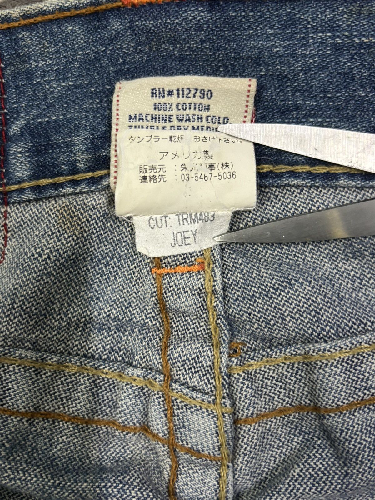 True Religion Vintage True Religion Joey Mud Washed Flare Distressed Jeans Size US 28 / EU 44 - 20 Thumbnail