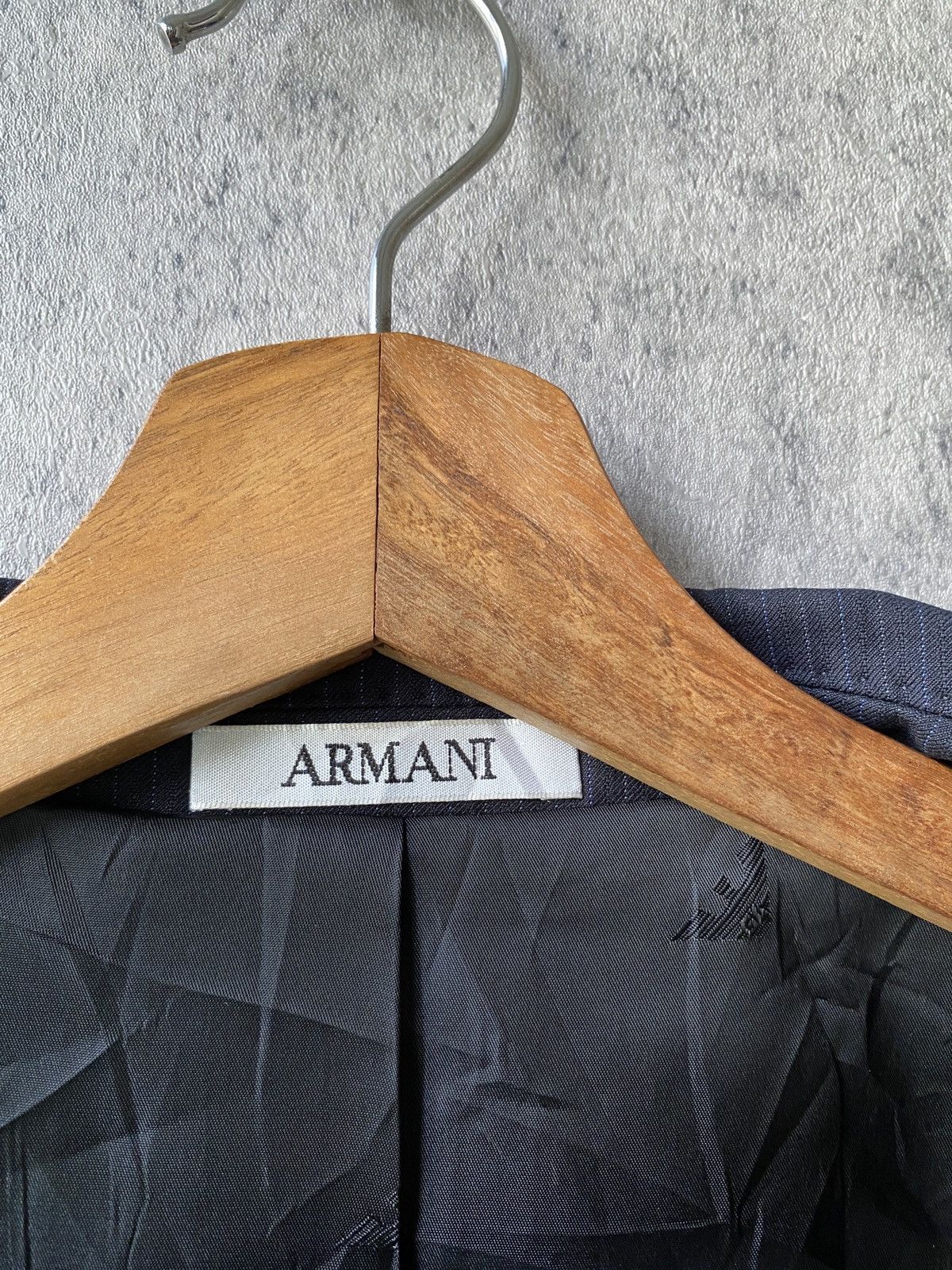 Armani Collezioni Armani Collezioni By Giorgio Armani Pinstripe Blazer Size US M / EU 48-50 / 2 - 13 Thumbnail