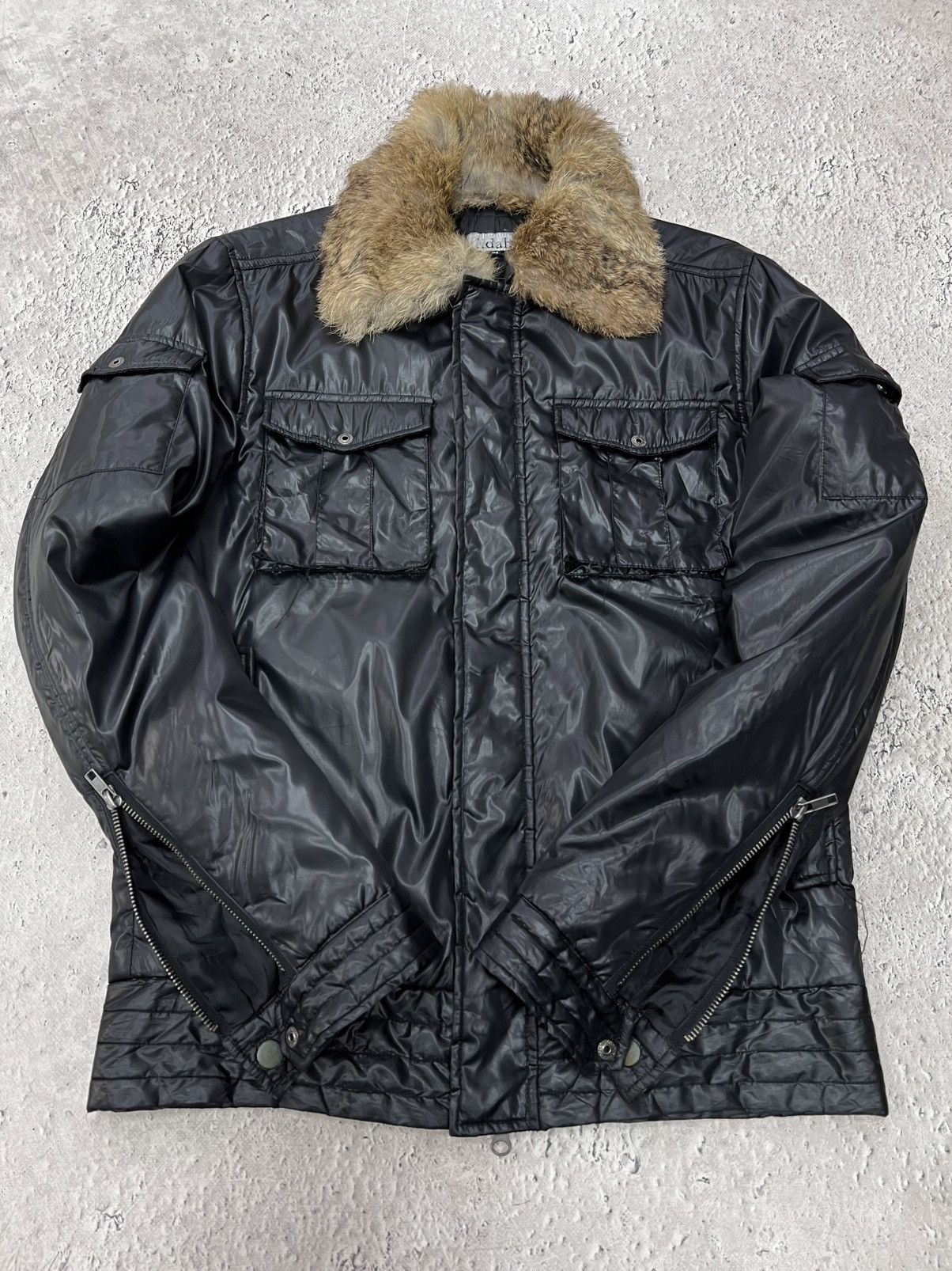 ジャケット・アウター SHELLAC Jacket with fur 14th Addiction × Shellac × Yasuyuki Ishii Shellac Fur Rider