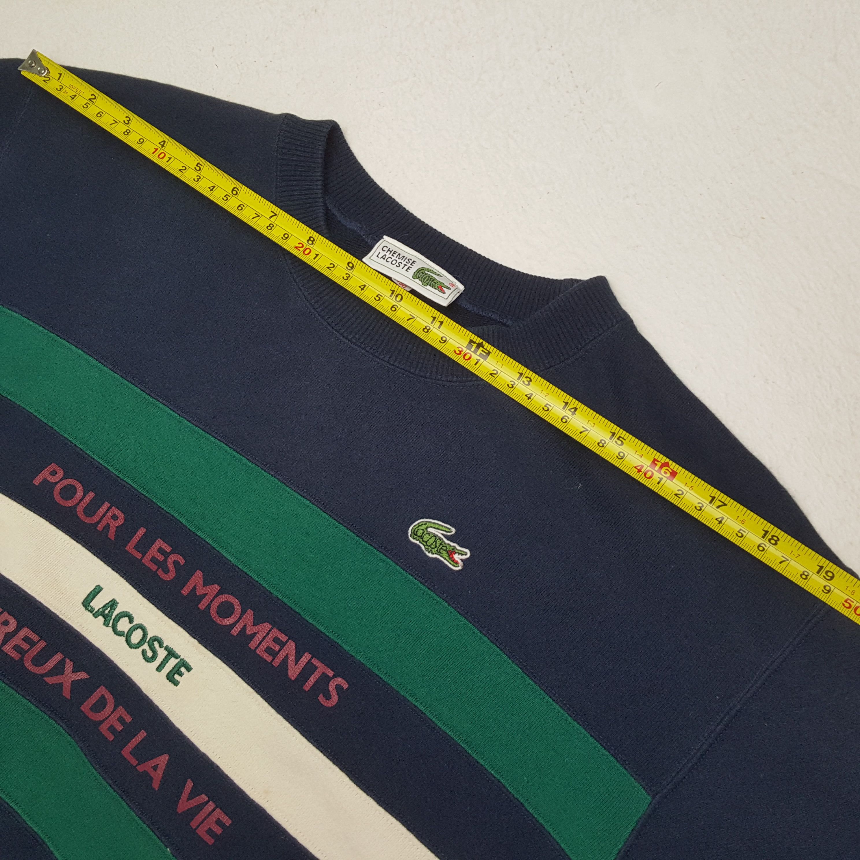 Lacoste Lacoste Pour Les Moments Heureux De La Vie Sweatshirt RR9 Size US S / EU 44-46 / 1 - 5 Thumbnail