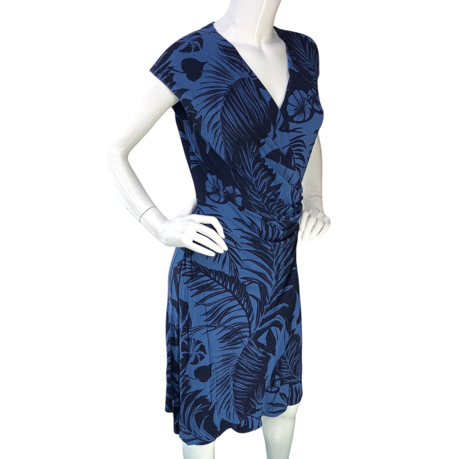 Tommy Bahama Tommy Bahama Size S Dress Faux Wrap Lets Be Fronds Tambour Size S / US 4 / IT 40 - 10 Thumbnail