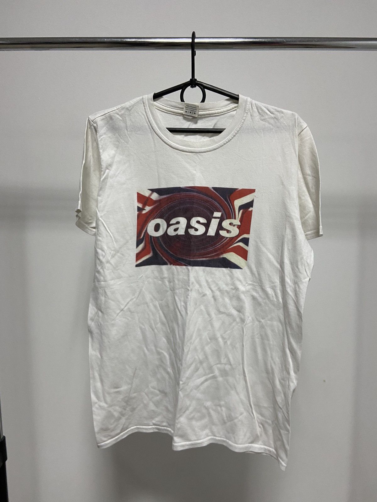 Vintage Oasis Vintage T Shirt Box Big Logo Rock Tee Size US M / EU 48-50 / 2 - 1 Thumbnail
