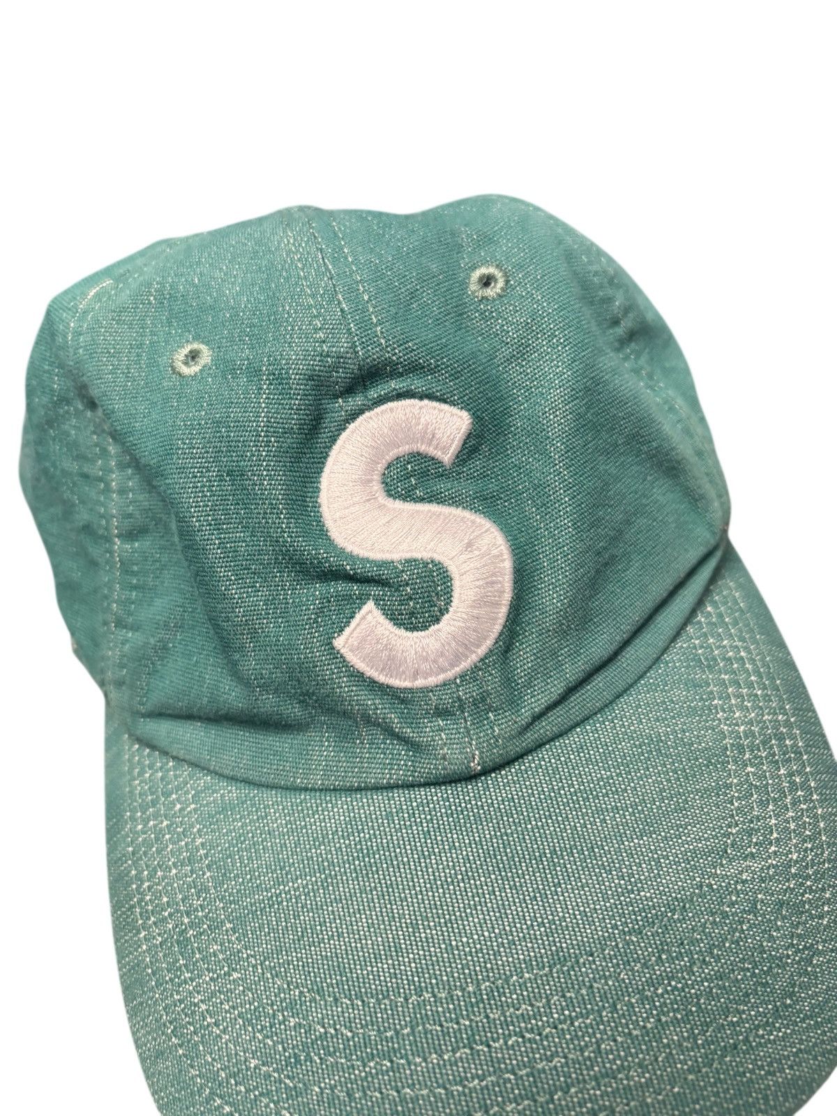 supreme Cordura Denim S Logo 6-Panel 緑 Cordura® Denim S Logo 6-Panel - spring/summer 2025 - Supreme