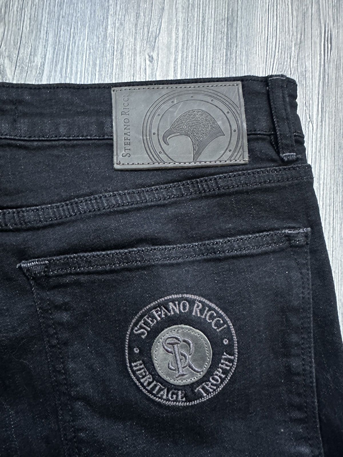 Designer × Stefano Ricci Stefano Ricci Black Denim Jeans - Size 36 - New with Tags Size US 36 / EU 52 - 11 Thumbnail