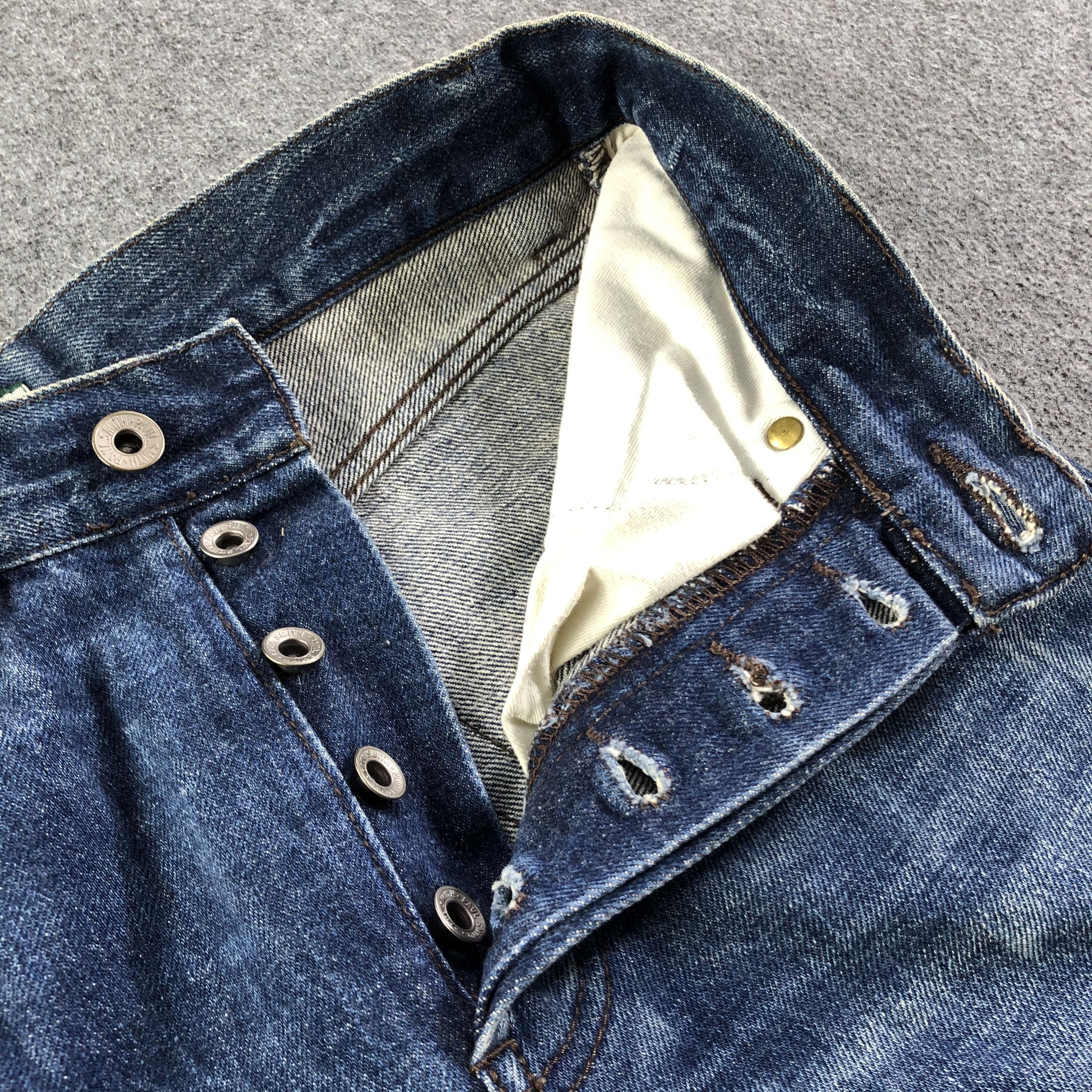 Japanese Brand Paul Smith Jeans Distressed Blue Denim -J2862 Size US 29 - 8 Thumbnail
