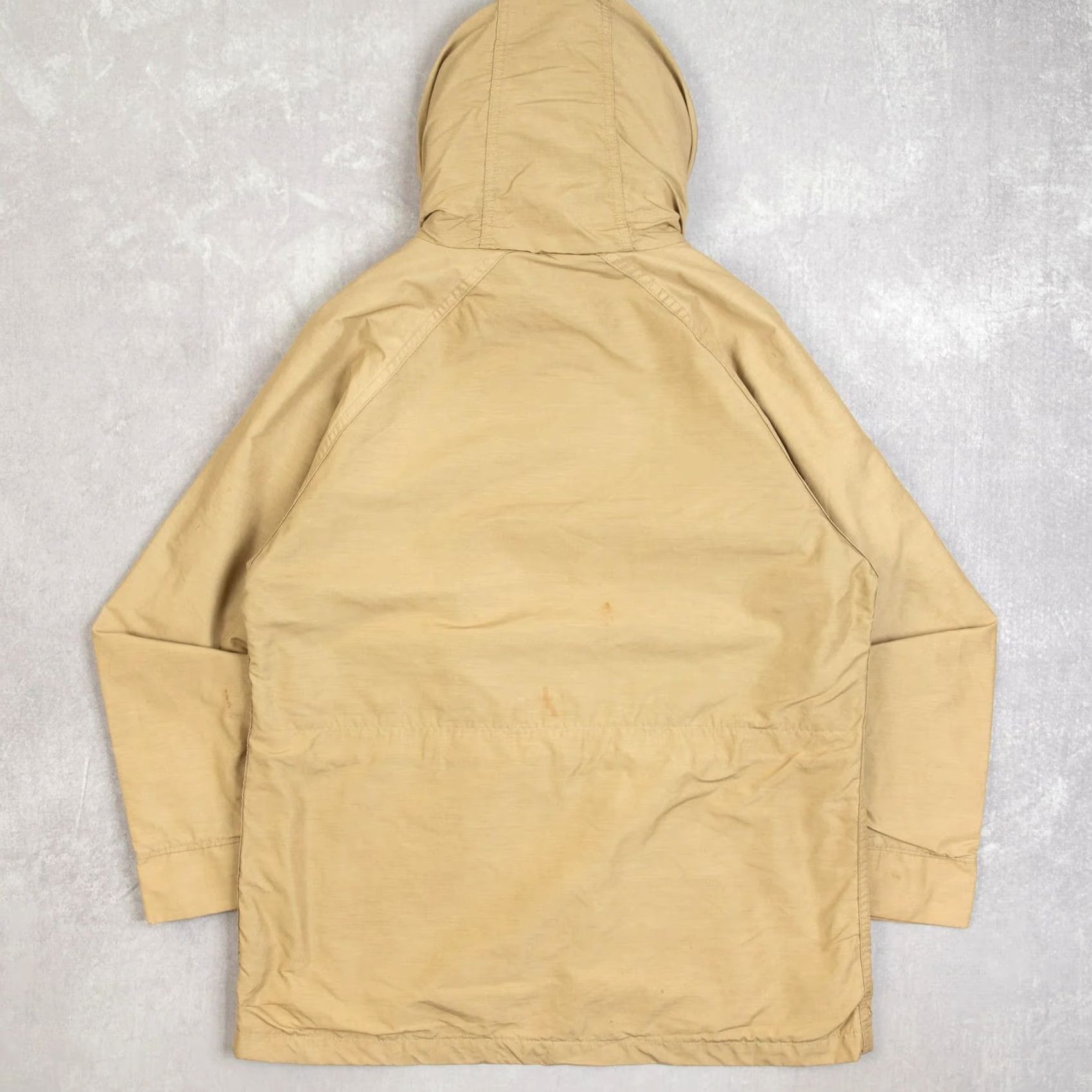 Vintage Woolrich Hooded Parka Jacket Women's Vintage 1990s Beige Medium Size M / US 6-8 / IT 42-44 - 2 Thumbnail