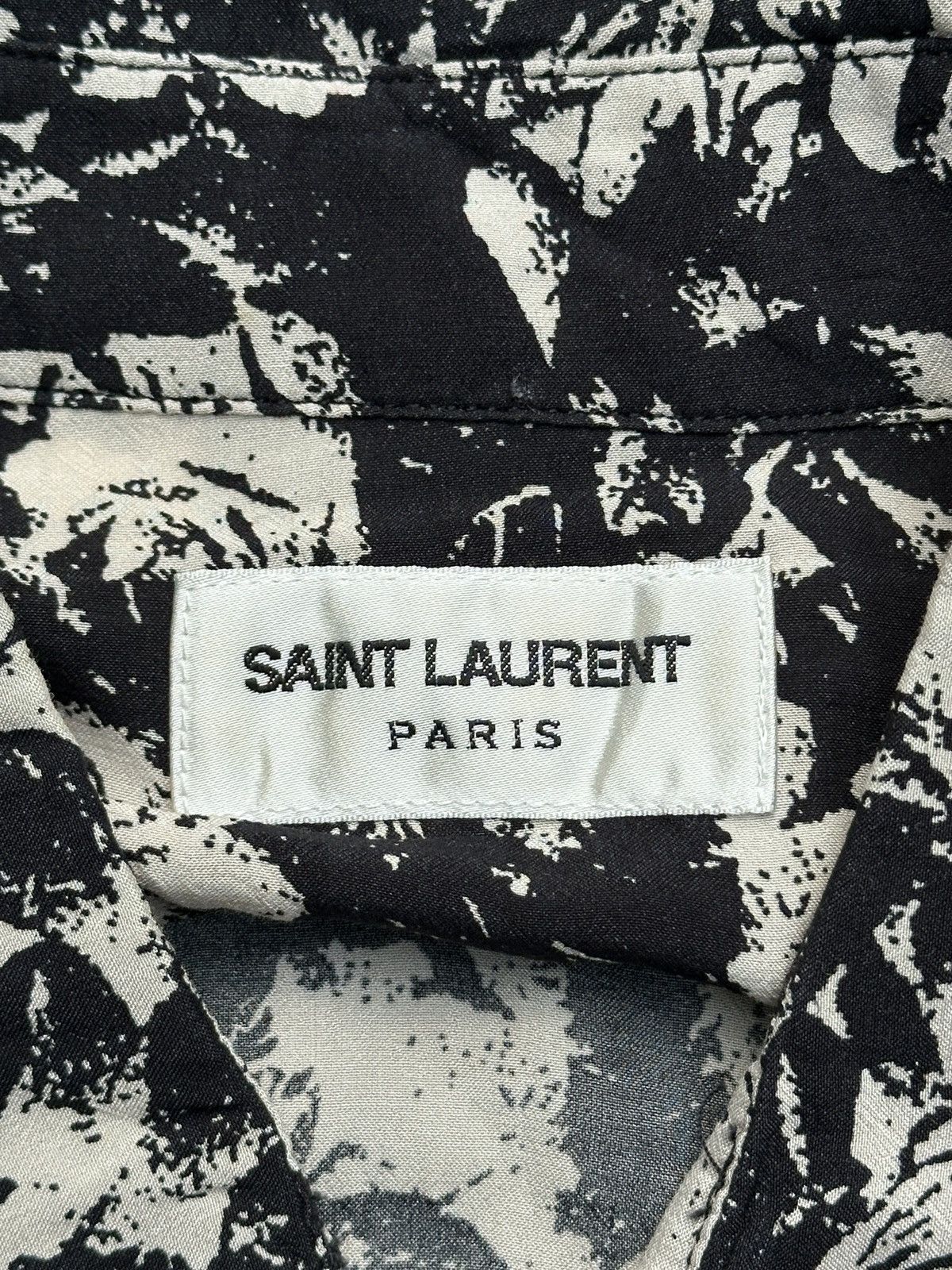 Saint Laurent Paris SAINT LAURENT FLORAL SILK SHIRT DMC Size US XL / EU 56 / 4 - 5 Thumbnail