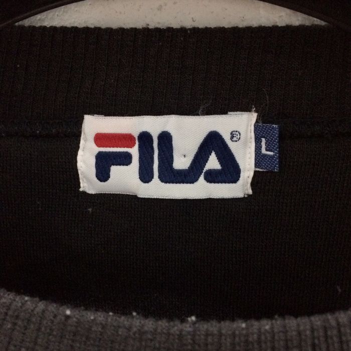 Fila × Vintage Fila Biella Italia Big Logo Sweatshirt Size US L / EU 52-54 / 3 - 4 Thumbnail