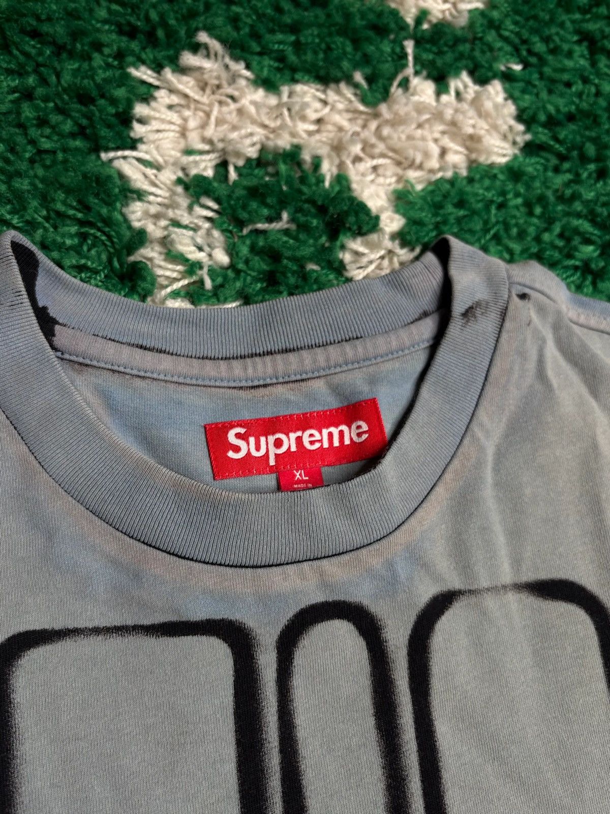 Supreme Supreme Overprint Knouckout Tee Size XL Size US XL / EU 56 / 4 - 2 Thumbnail