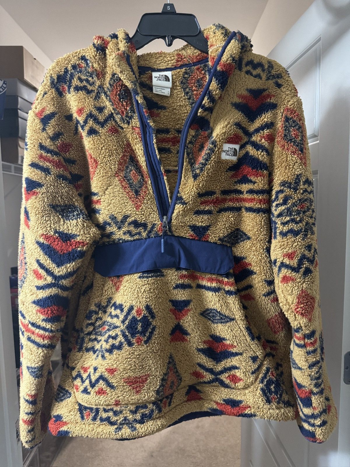 North face aztec pullover deals