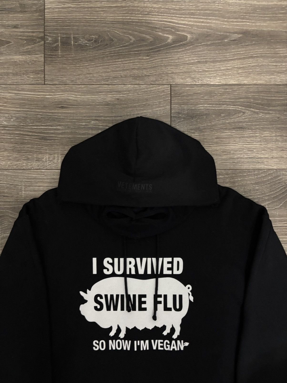 Vetements Vetements AW/20 Swine Flu Vegan Masked Hoodie W/Tags 🐖 Size US S / EU 44-46 / 1 - 5 Thumbnail