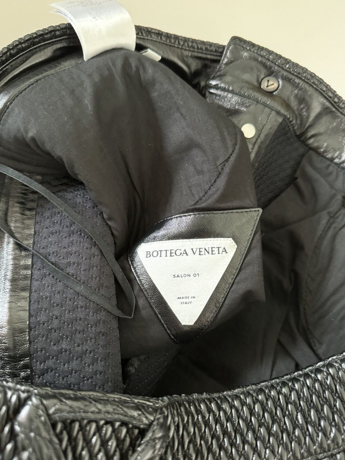 Bottega Veneta Bottega Veneta Intrecciato Leather Pants Size US 36 / EU 52 - 8 Thumbnail