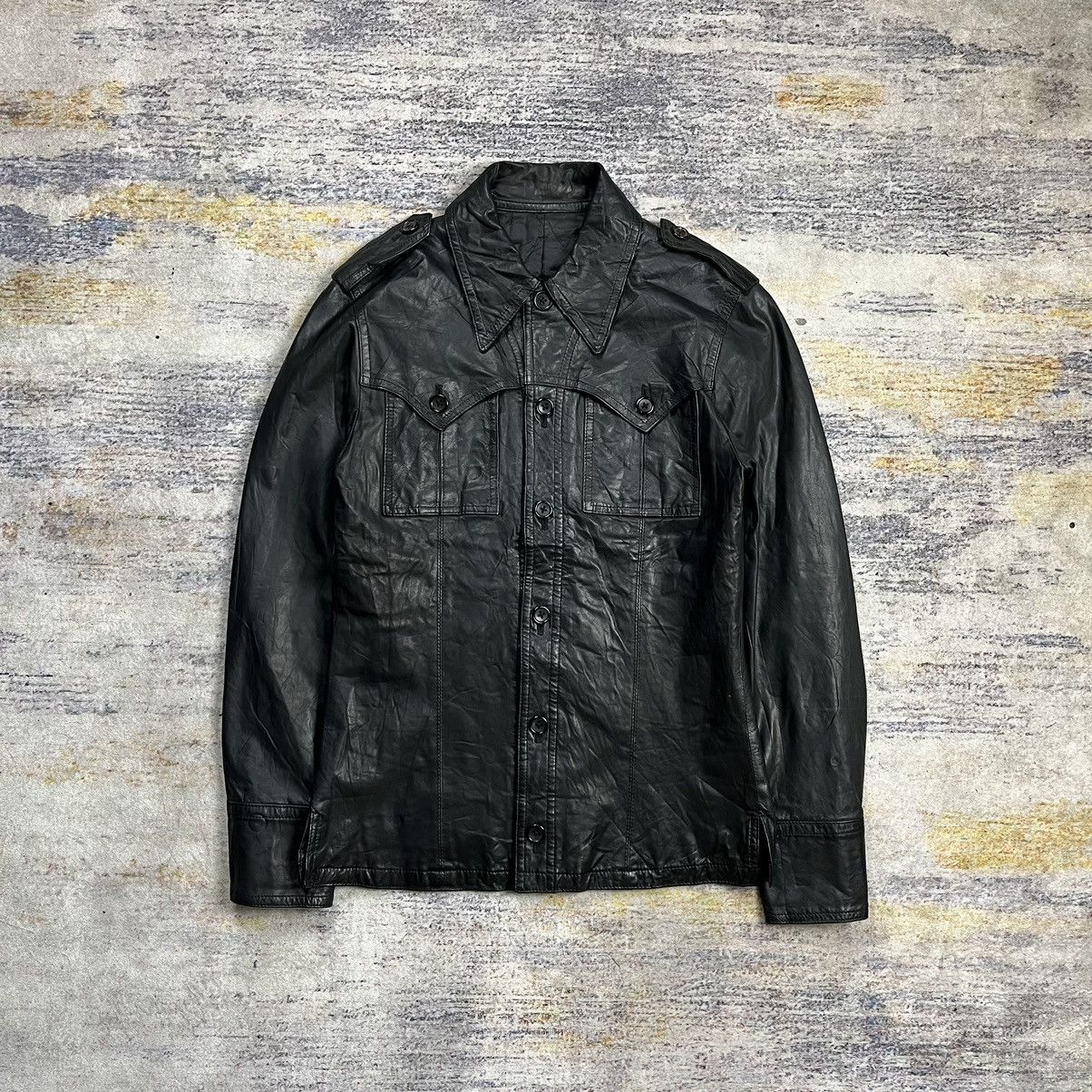 Yasuyuki Ishii Yasuyuki ishii leather jacket (L) | Grailed