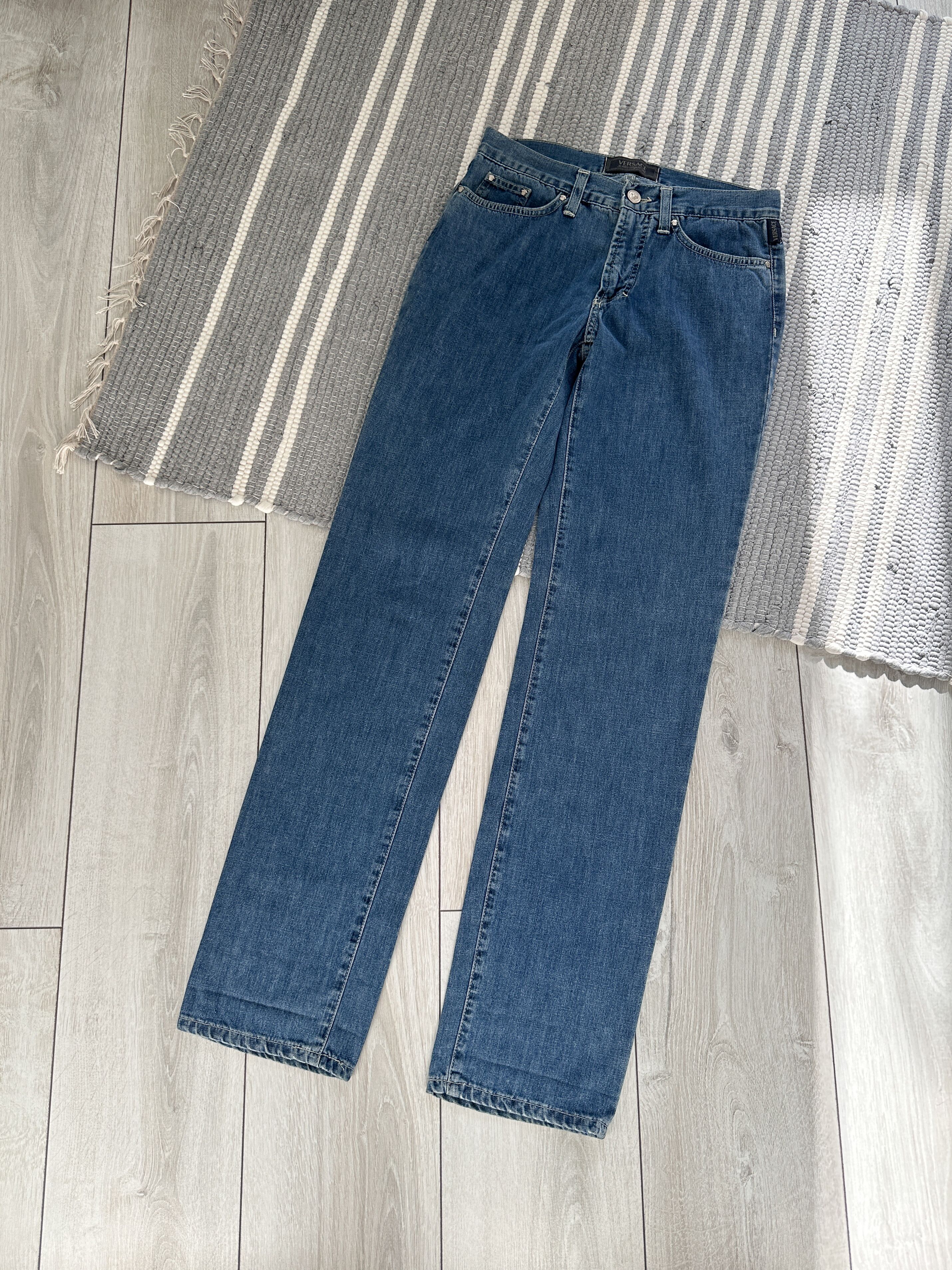Jean Vintage Versace Jeans Couture Denim Pants Size 27" / US 4 / IT 40 - 2 Thumbnail