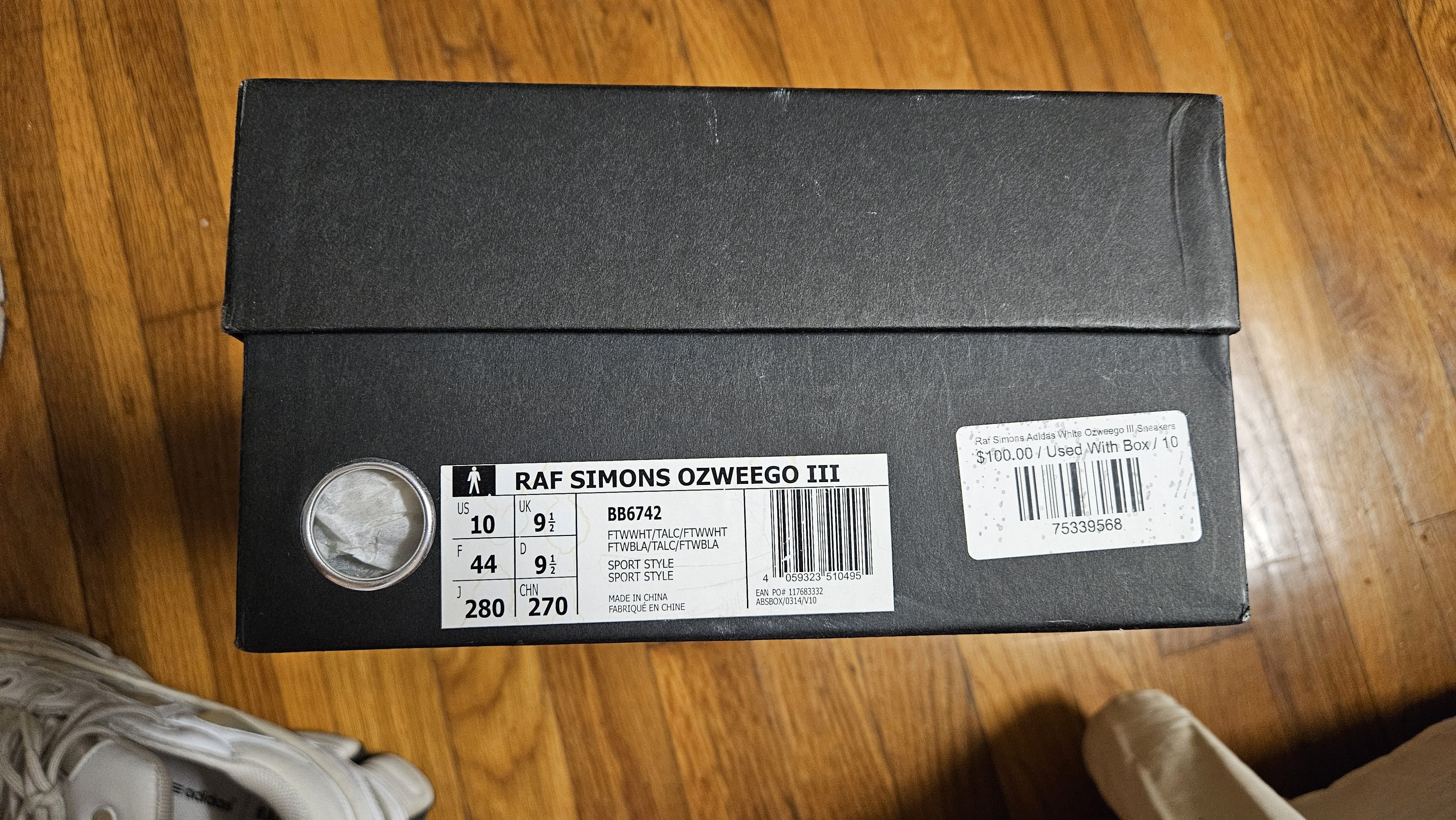 Adidas × Raf Simons Adidas Raf Simons Ozweego 3 III White US 10 M Size US 10 / EU 43 - 10 Thumbnail