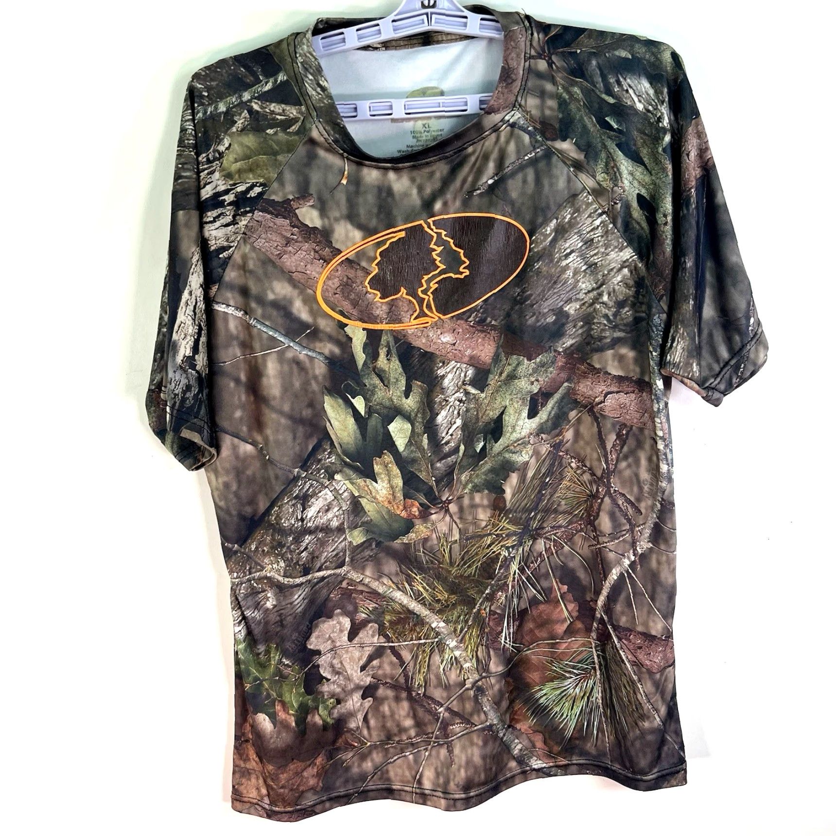 Vintage Mossy Oak Camo Short Sleeve Shirt Mens XL Polyester T-Shirt Size US XL / EU 56 / 4 - 2 Thumbnail