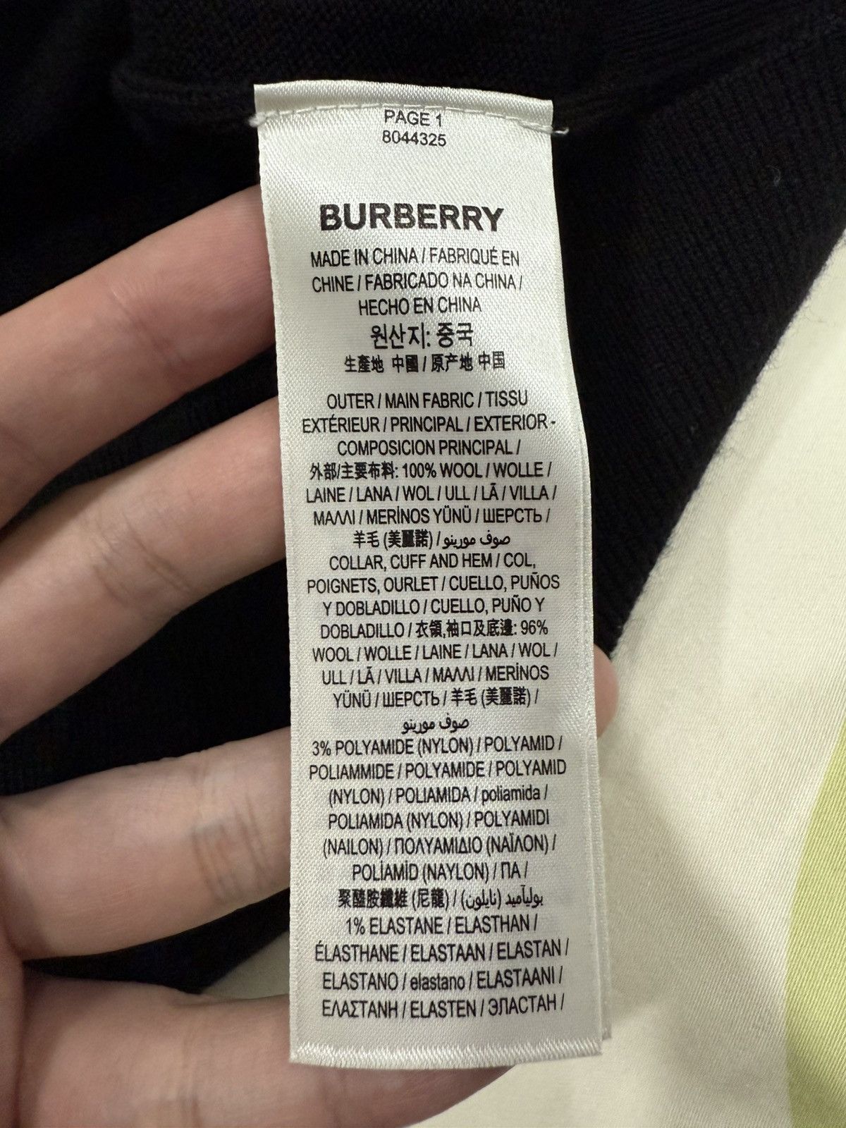 Burberry Burberry Wool Zip Up Sweater Size US M / EU 48-50 / 2 - 6 Thumbnail