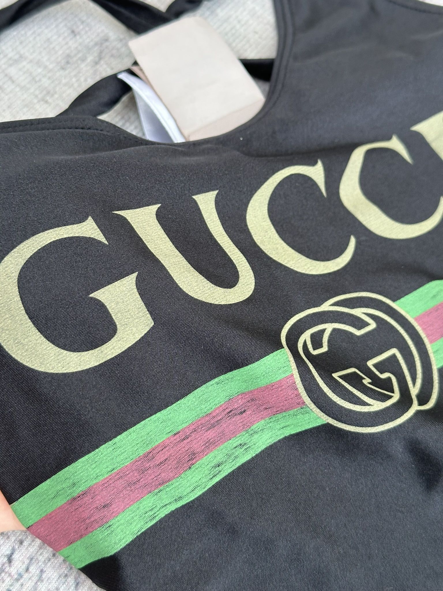 Gucci Gucci Swimsuit Belt Logo Classic Black size XXS Size XXS / US 00 / IT 34 - 4 Thumbnail