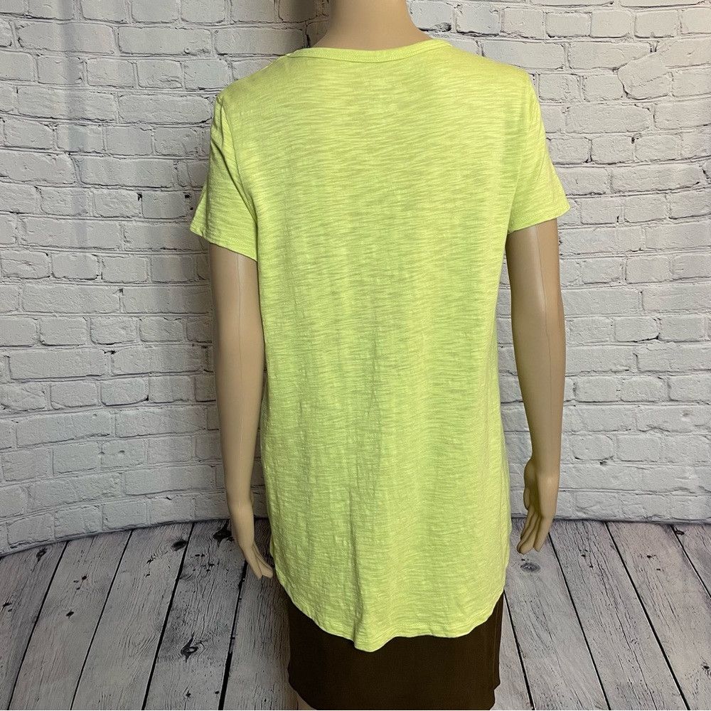Chicos New Chico's The Ultimate Hi-Low Yellow Tee Size 1 US M Size M / US 6-8 / IT 42-44 - 5 Thumbnail
