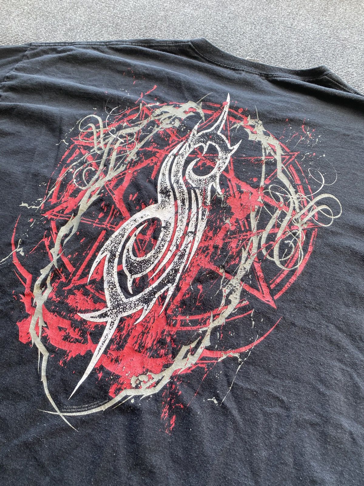 Band Tees 🔥00s Slipknot Band Tour Black 4xl Tee mens Des Moines Iowa Size US XXL / EU 58 / 5 - 12 Thumbnail