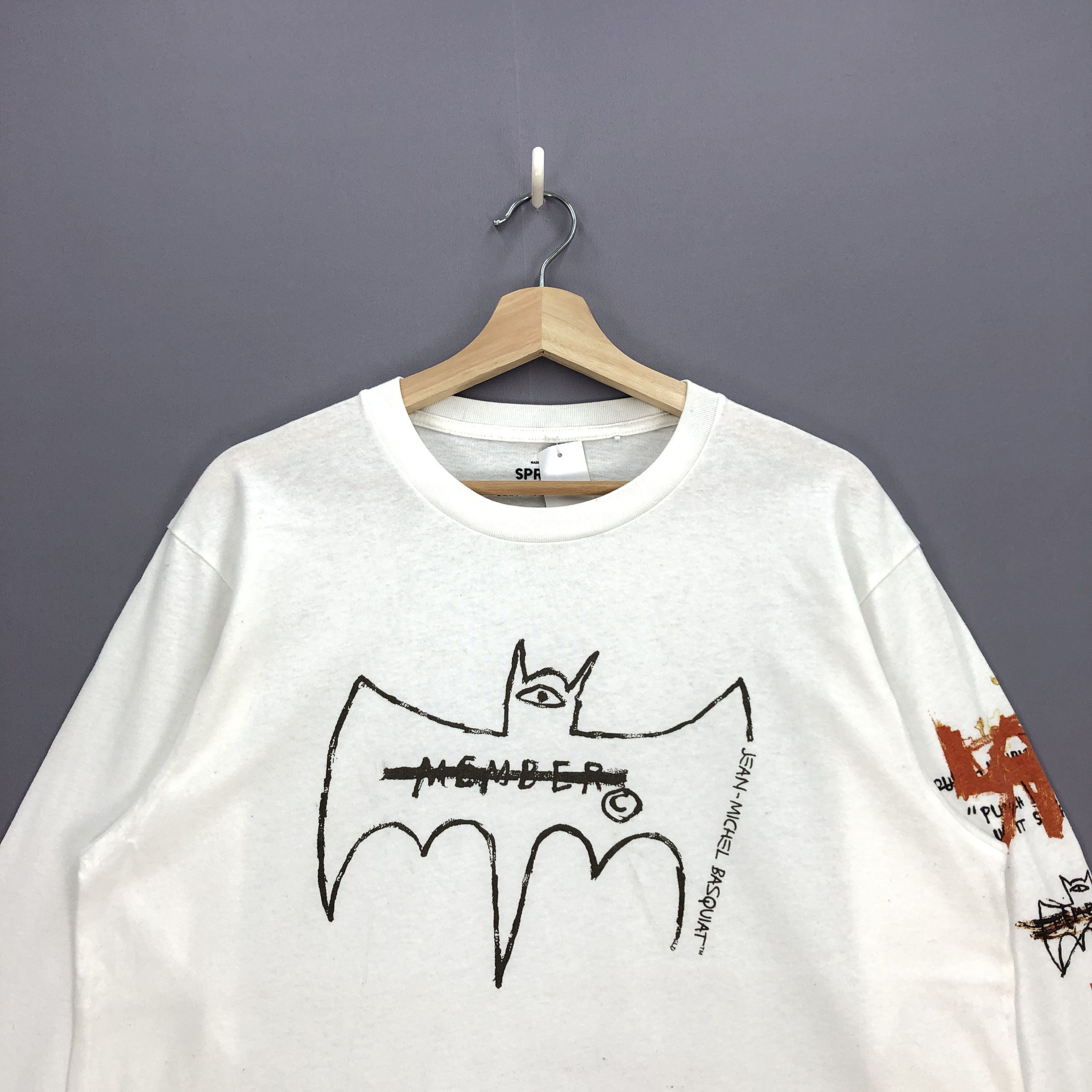 Art Comes First Vintage Jean Michel Basquiat T Shirt Fuck Pop Arts Tees Size US L / EU 52-54 / 3 - 2 Thumbnail
