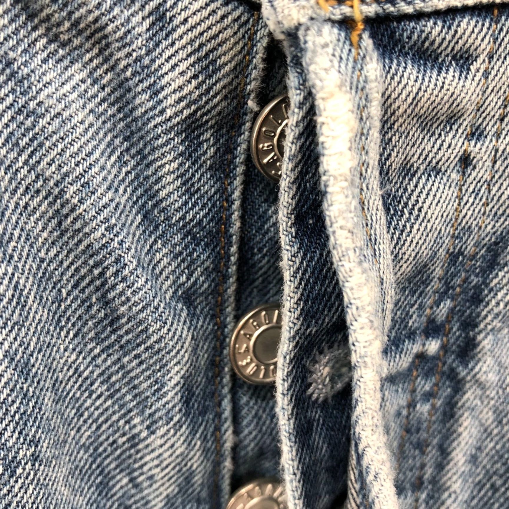 Agolde AGOLDE Riley High Rise Straight Crop Jean Womens 23 Escalate Light Wash Ripped Jeans Denim 5-Pocket Womens Size 40" / US 18 - 5 Thumbnail