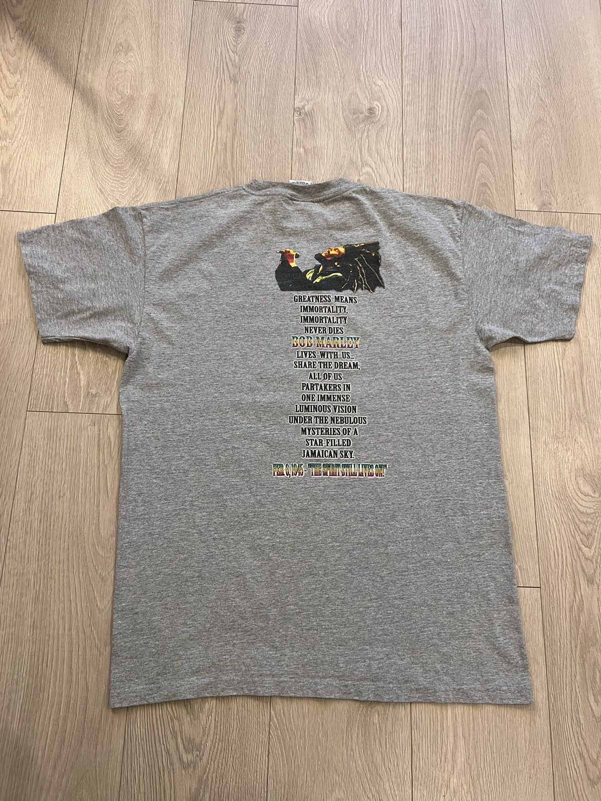 Tommy Hilfiger × Vintage Vintage Bob Marley Tommy Hilfiger T Shirt 2001 Y2K USA Made Size US XL / EU 56 / 4 - 4 Thumbnail