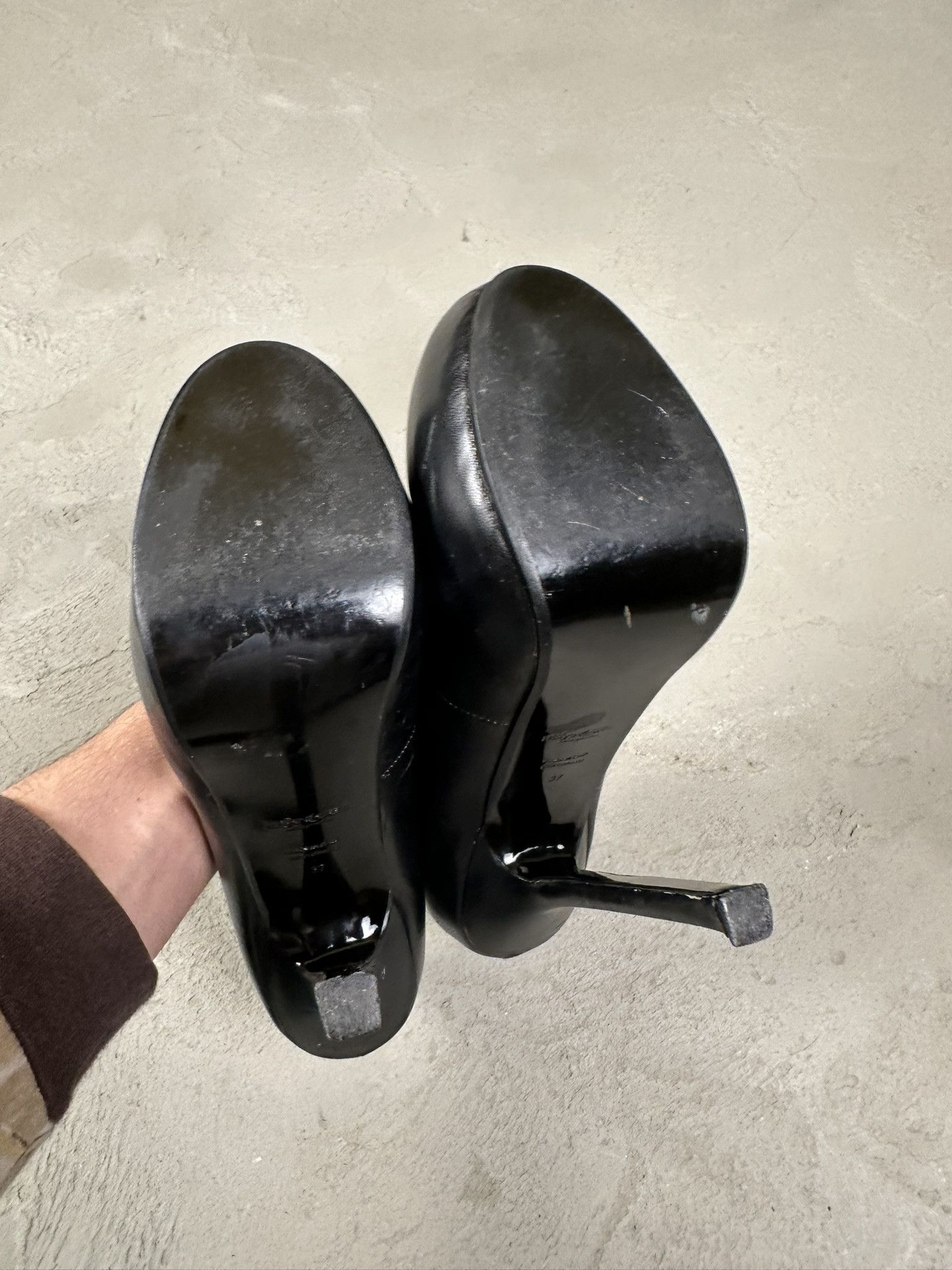 Yves Saint Laurent YSL Yves Saint Laurent Leather Heels Boots Size US 6.5 / IT 36.5 - 12 Thumbnail