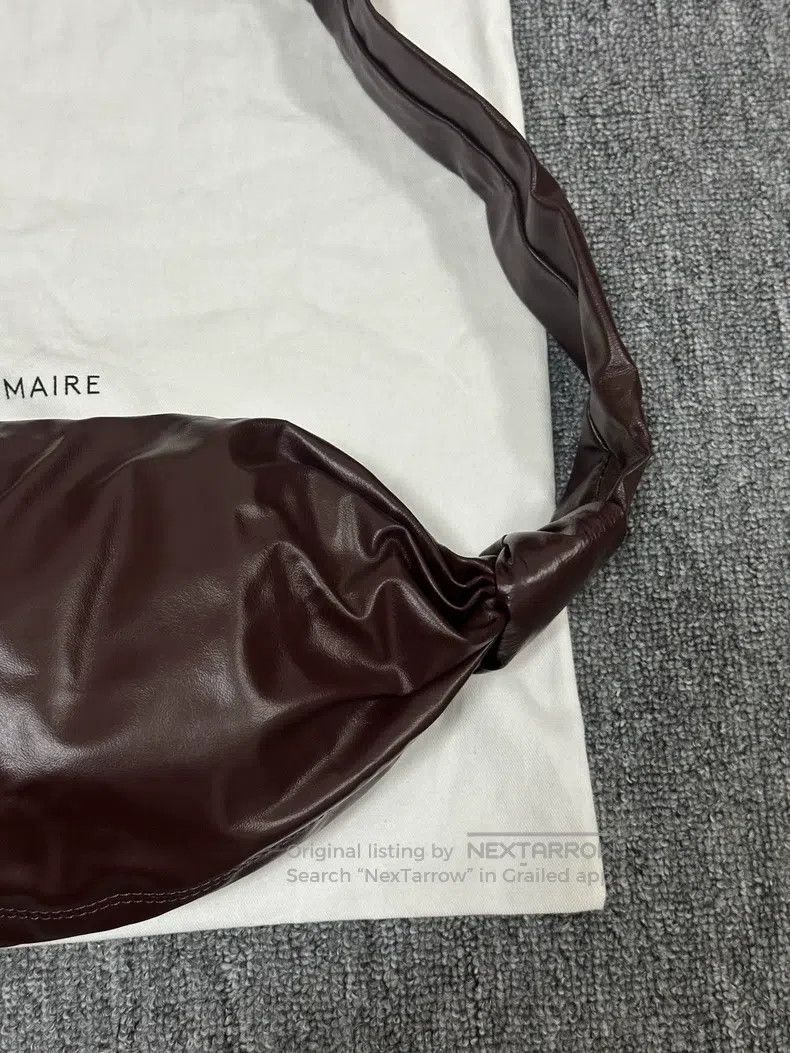 Lemaire LEMAIRE Small Paper Leather Horn Bag Size ONE SIZE - 3 Thumbnail