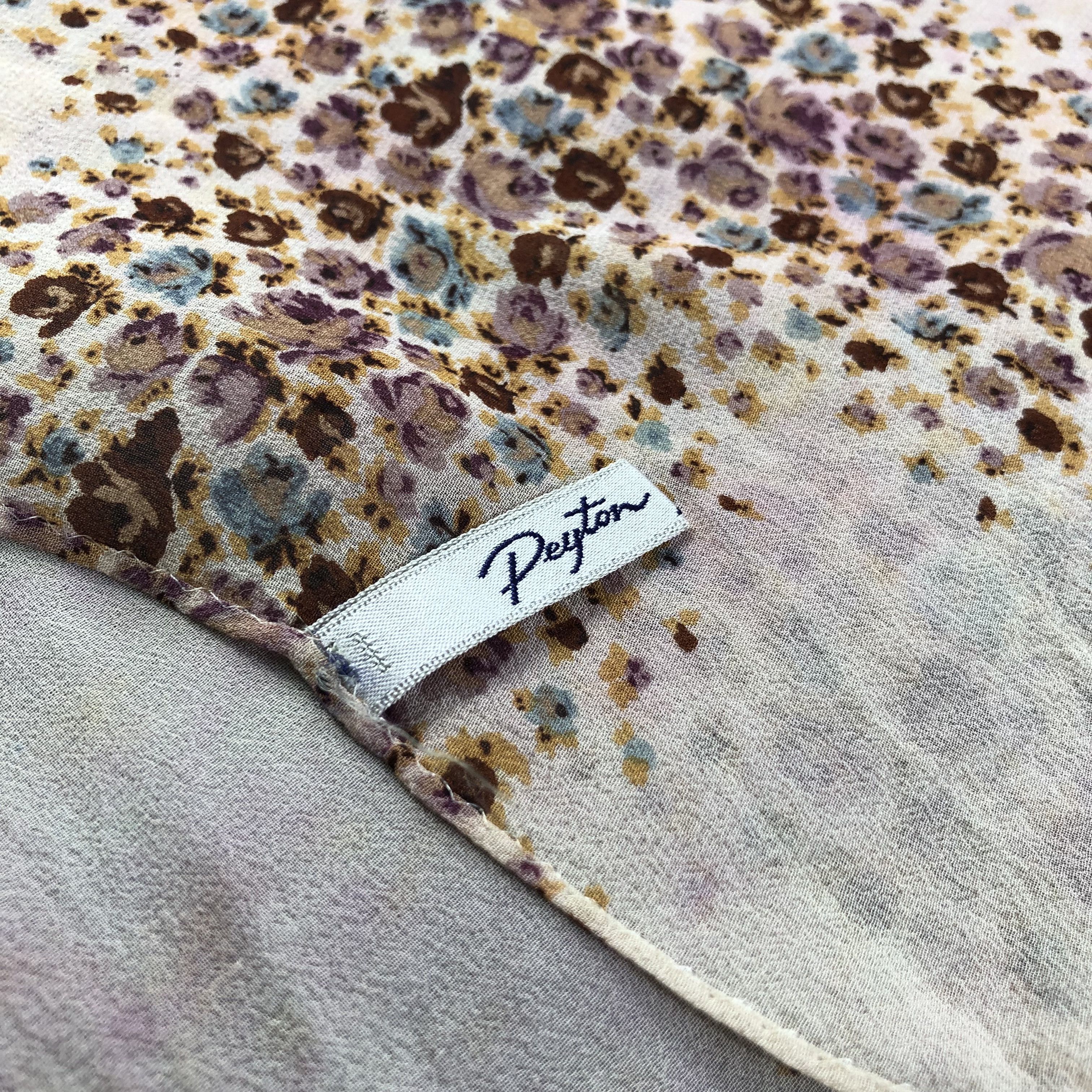 PPFM Peyton Place PPFM Silk Scarf M497 Size ONE SIZE - 6 Thumbnail
