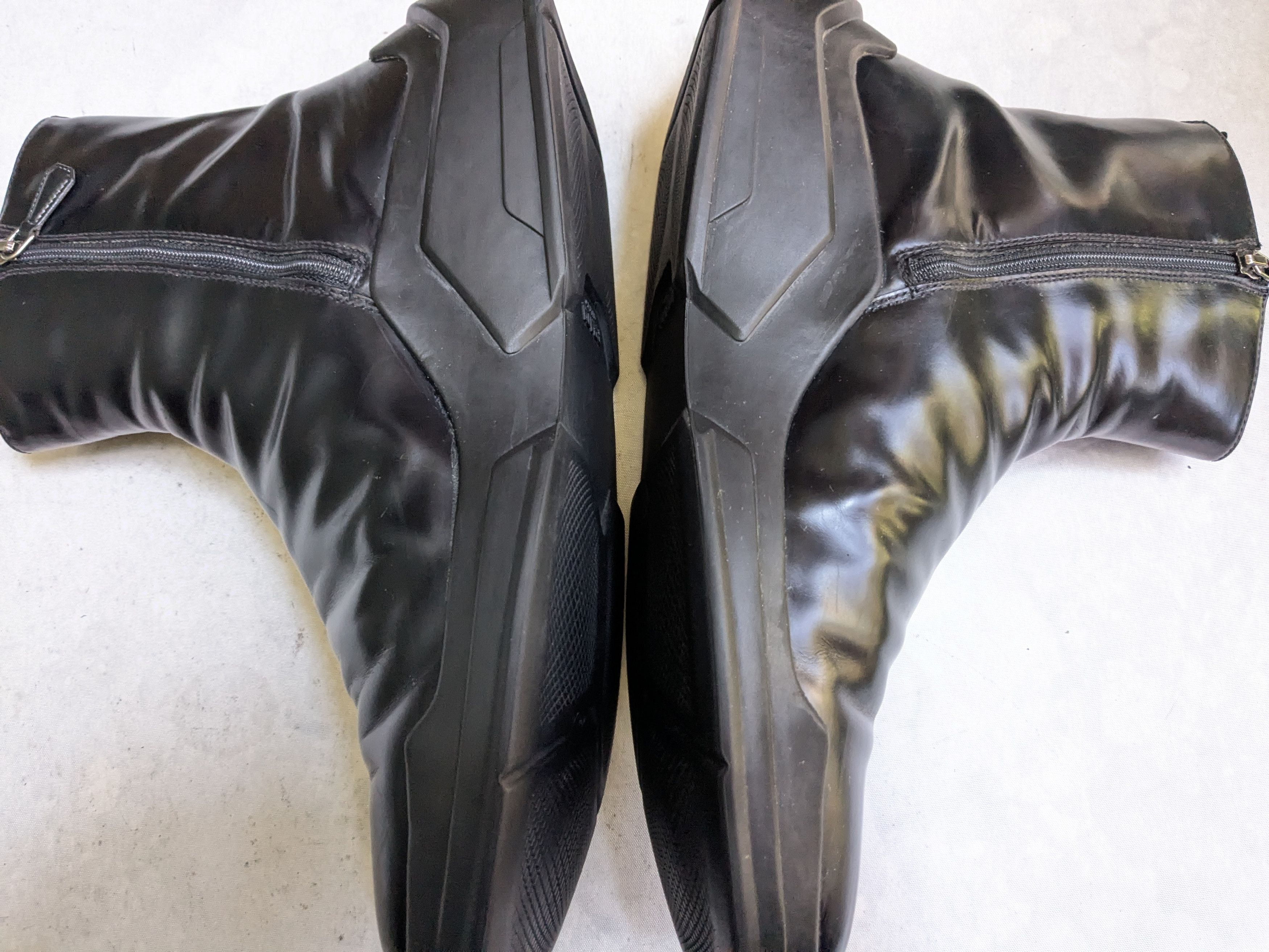 Prada Prada Side Zip Boots Black 10.5 Leather Chunky Y2K Size US 10.5 / EU 43-44 - 12 Thumbnail