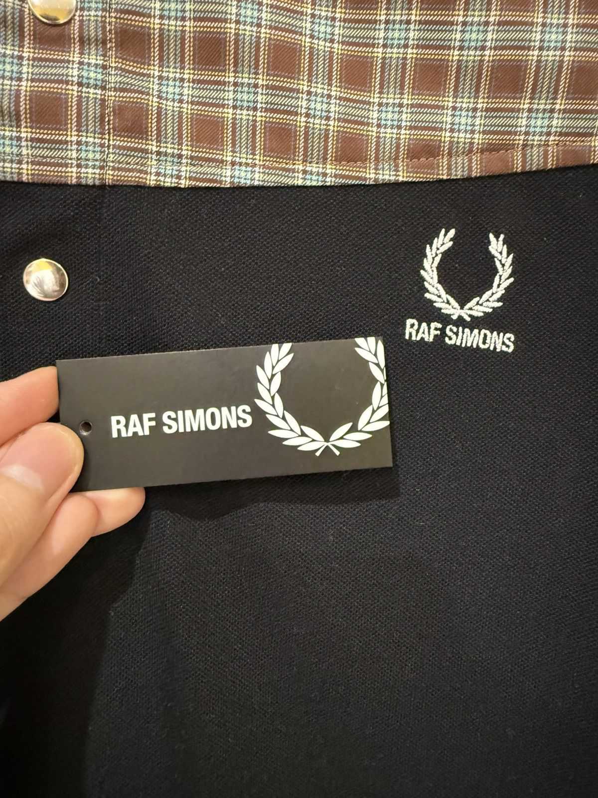 Fred Perry × Raf Simons oversized pique shirt Size US L / EU 52-54 / 3 - 4 Thumbnail