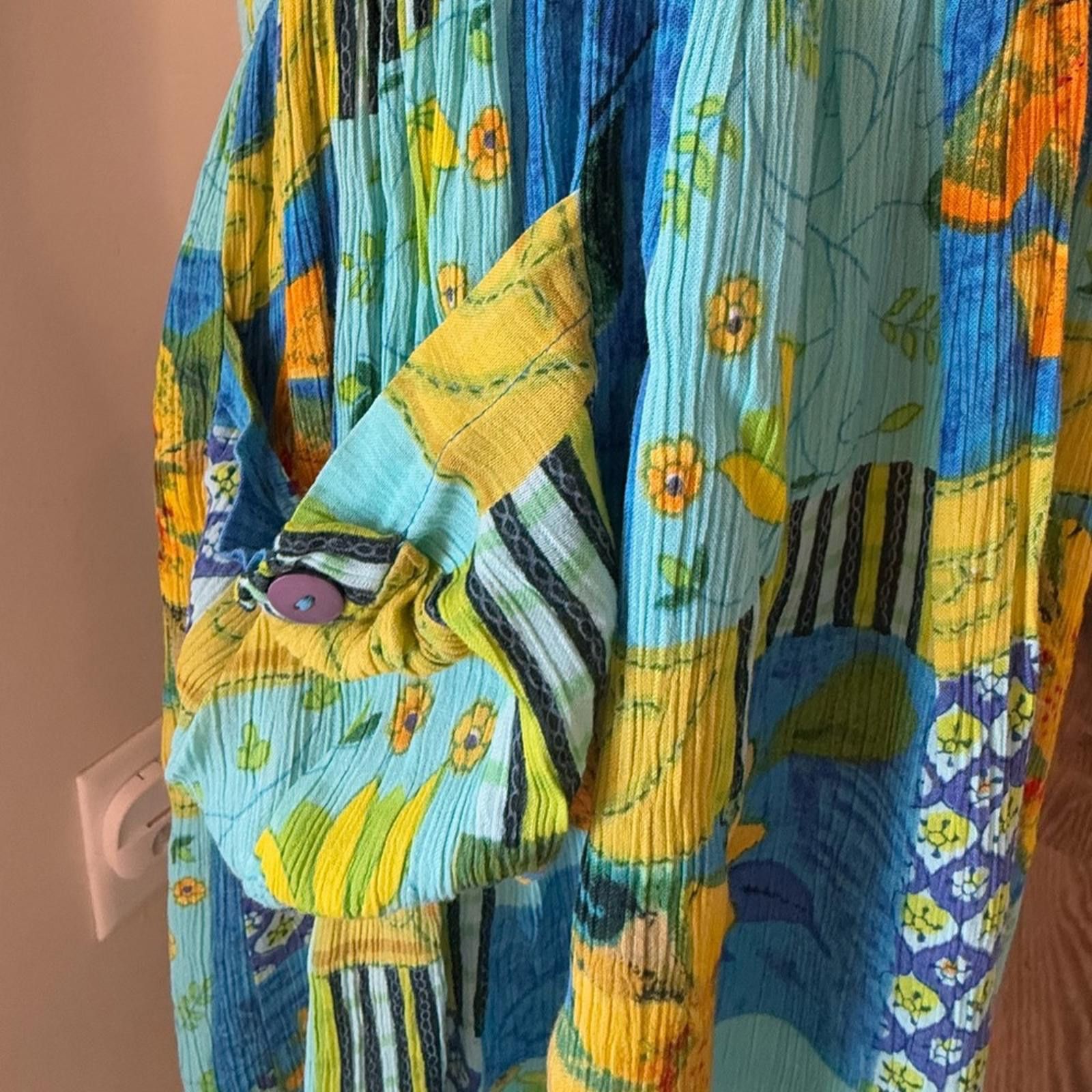 New Balance Bila boho floral patchwork maxi sundress pockets SZ SM Size S / US 4 / IT 40 - 5 Thumbnail