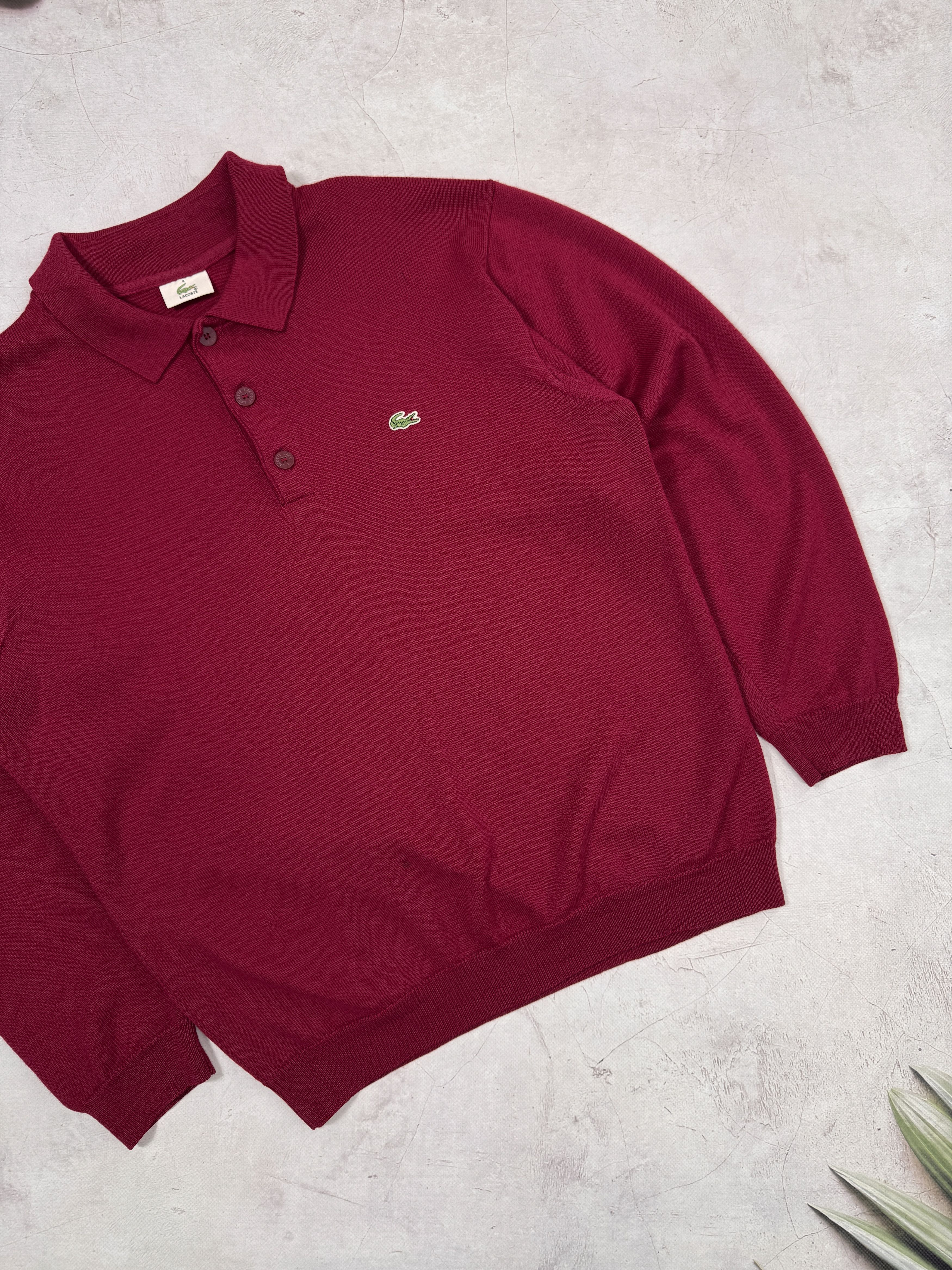 Lacoste Vintage Lacoste Sweater Pullover Jumper Wool Size US M / EU 48-50 / 2 - 4 Thumbnail