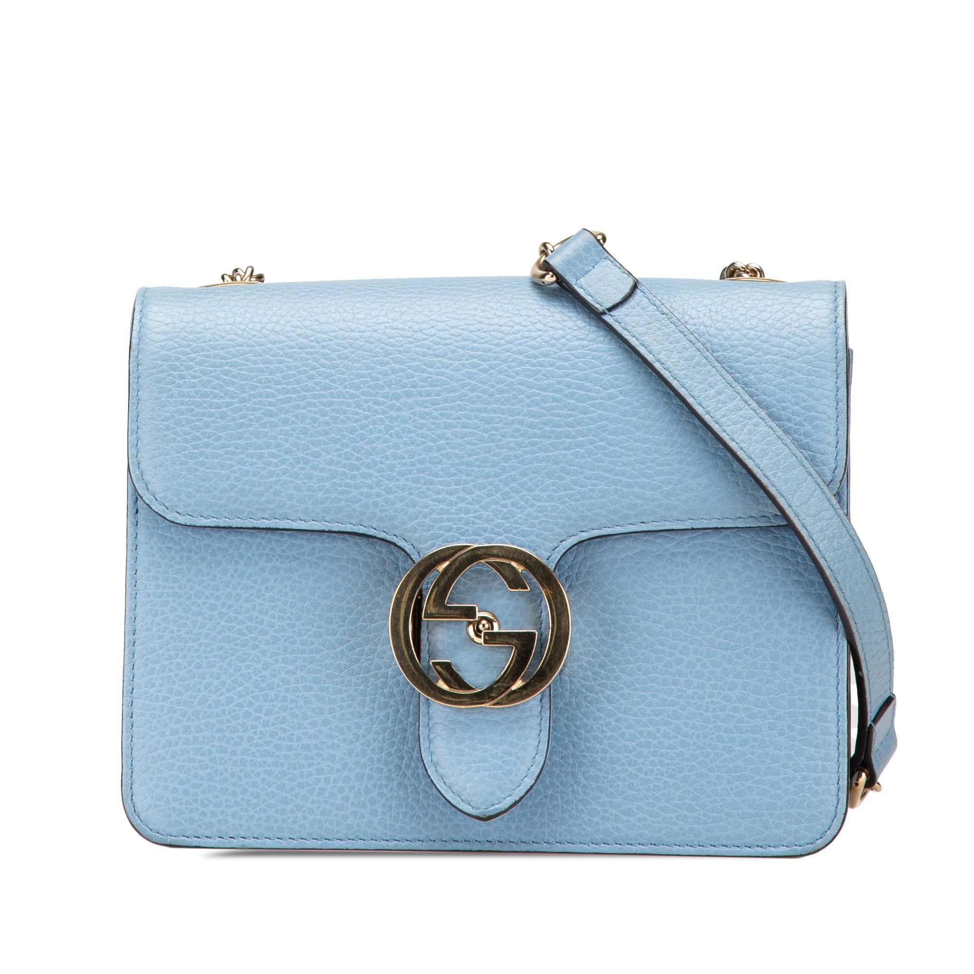 Gucci Gucci Small Dollar Calfskin Interlocking G Crossbody Size ONE SIZE - 1 Thumbnail