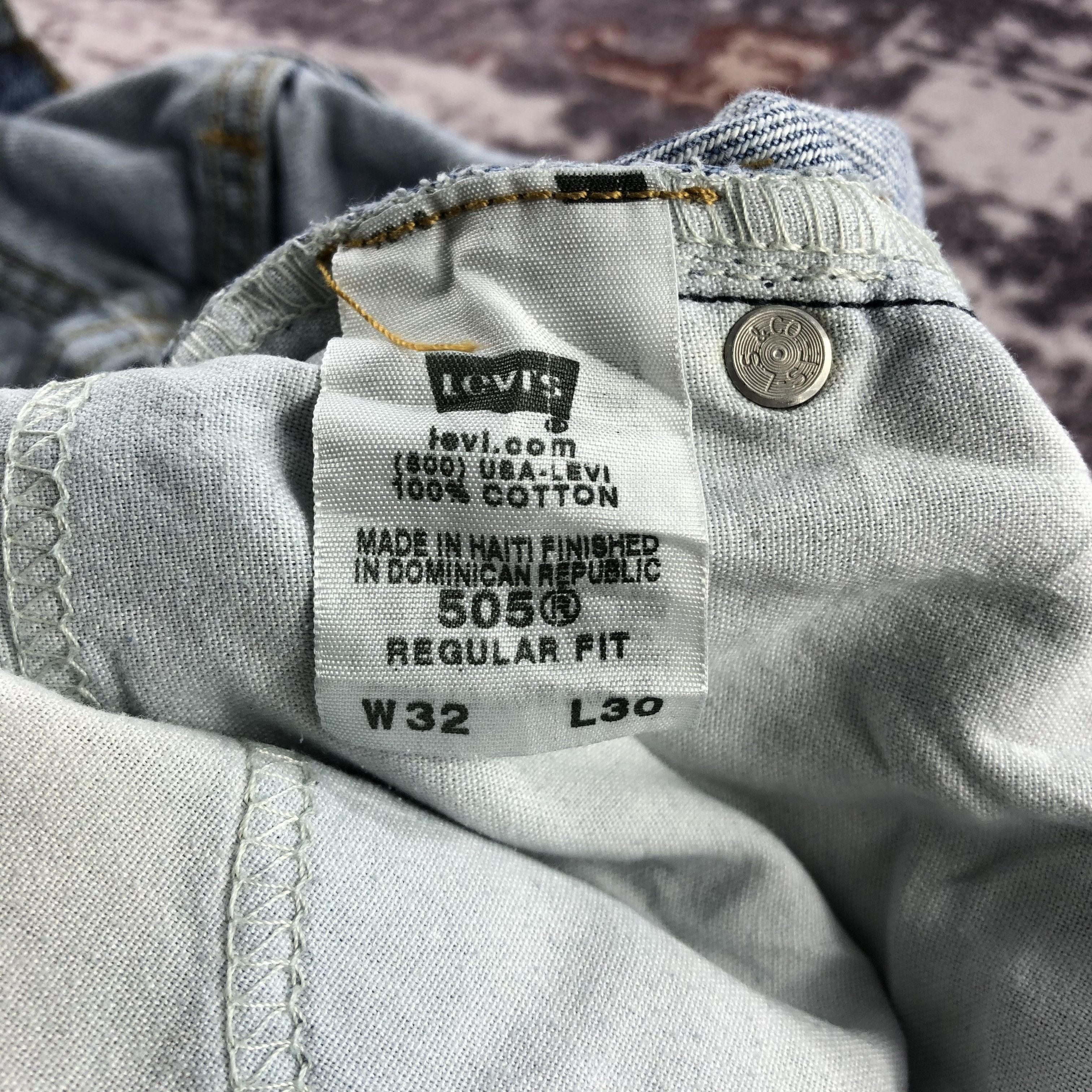 Levi's × Vintage Vintage Blue Wash Levis 505 Jeans-JM3135 Size US 30 / EU 46 - 15 Thumbnail