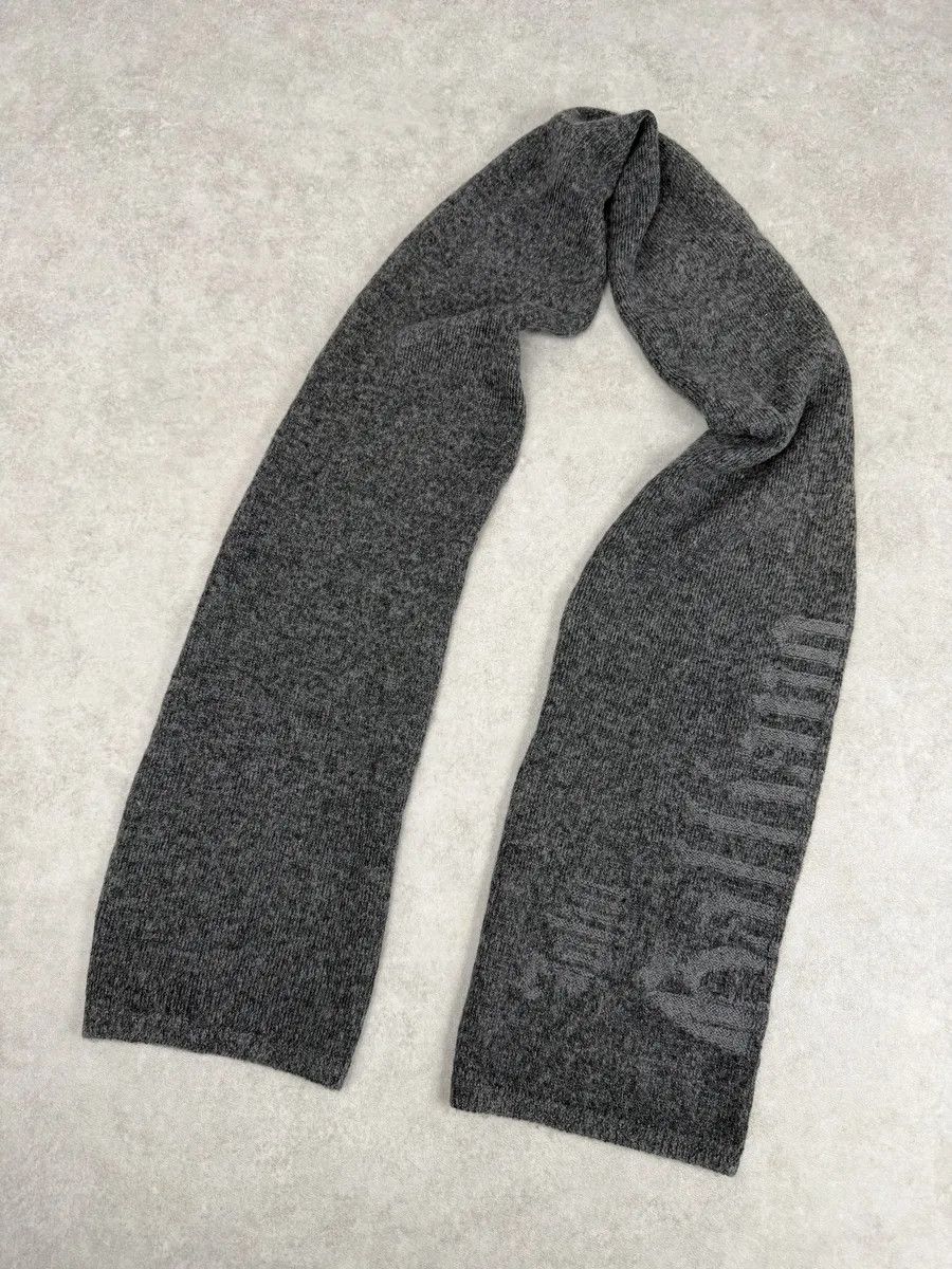 John Galliano John Galliano Grey Wool Gothic Minimalist Scarf Size ONE SIZE - 1 Thumbnail