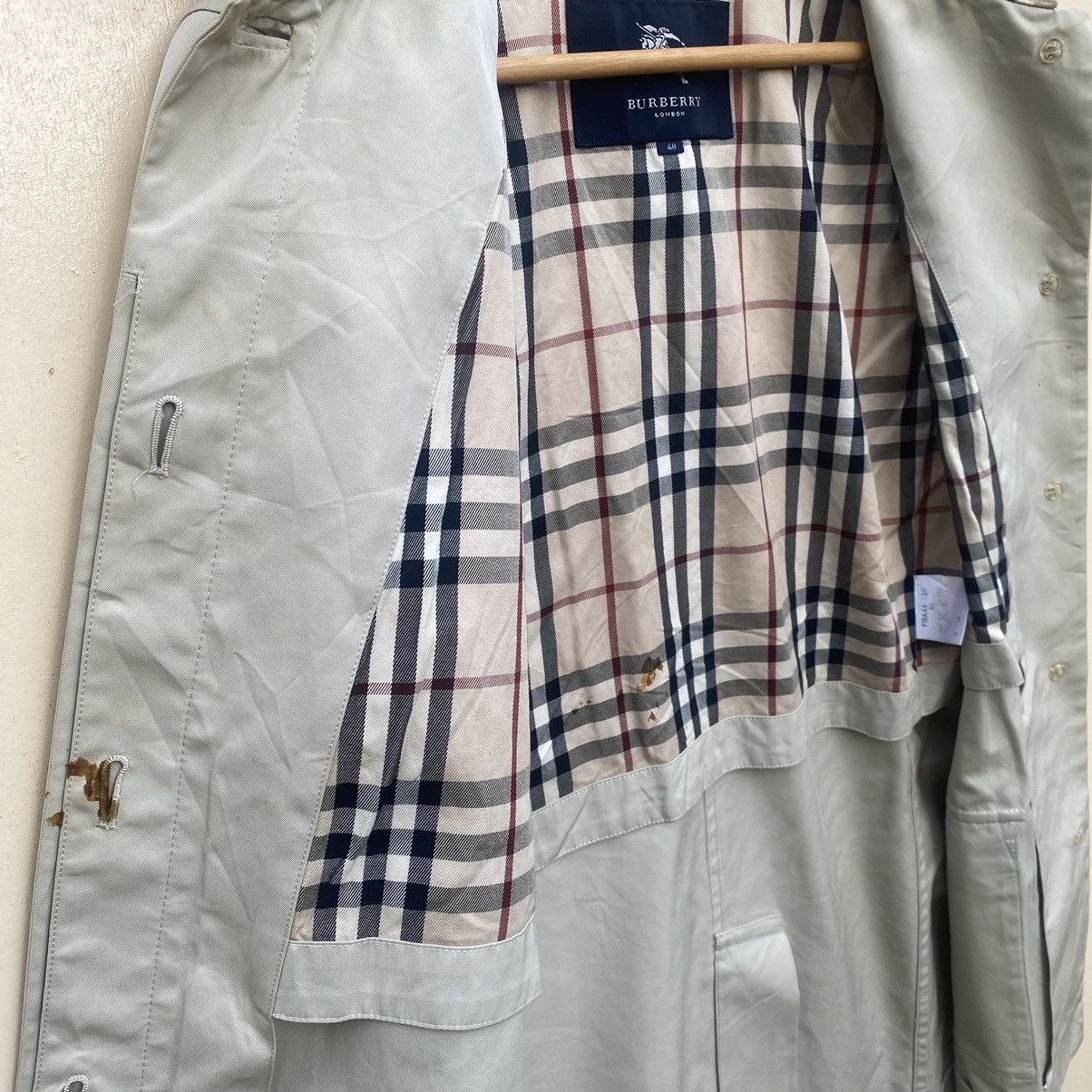 Burberry Burberry Nova Check Trench Coat Parka Size US M / EU 48-50 / 2 - 8 Thumbnail